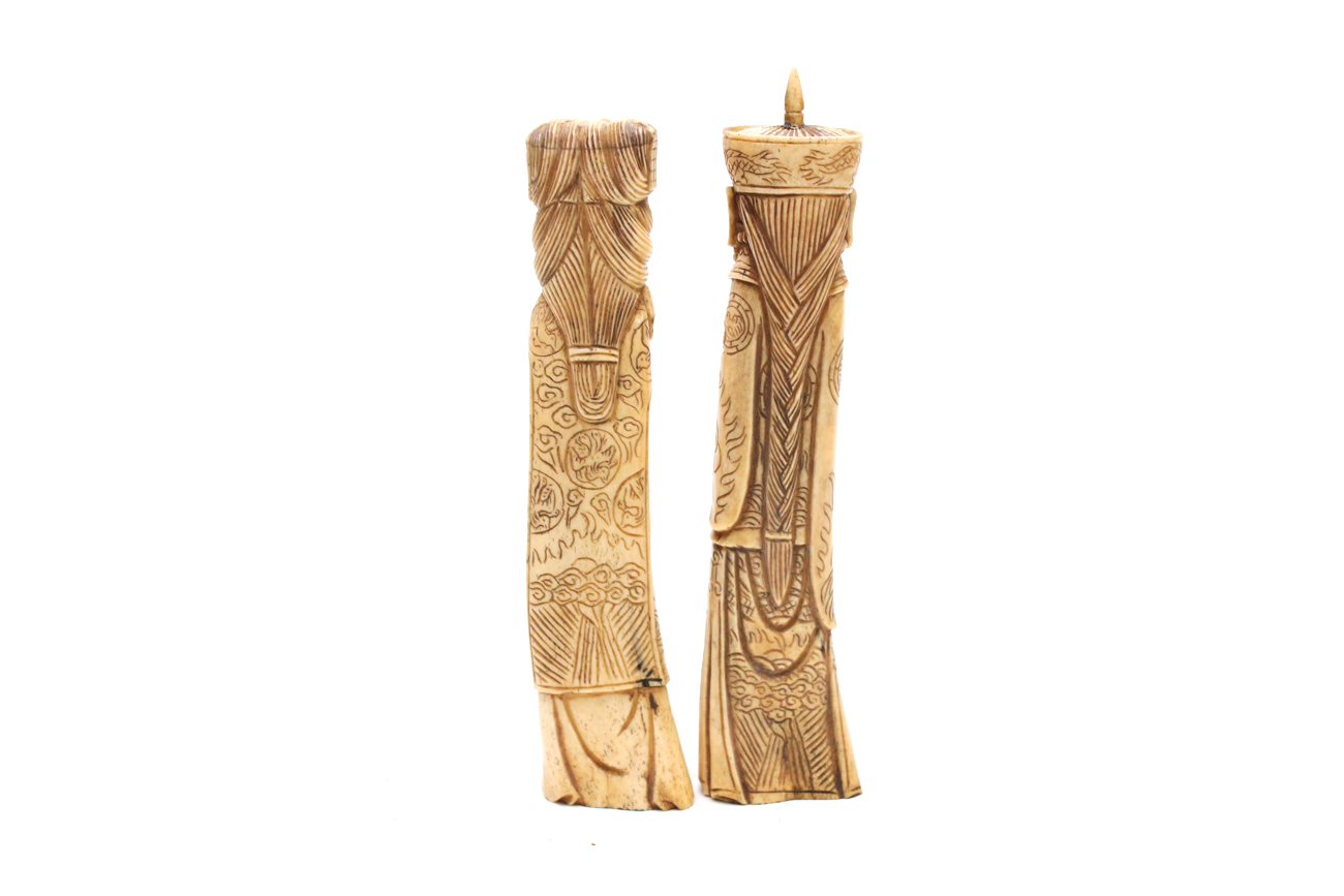 Chinese Carved Bone Figurines