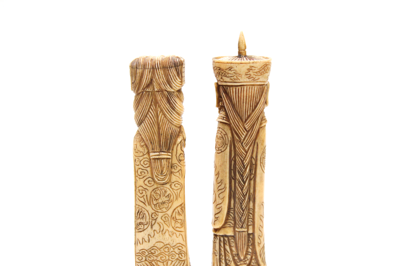 Chinese Carved Bone Figurines