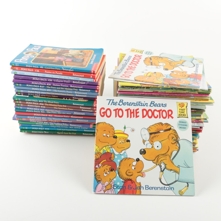 Collection of "Berenstain Bears" and "Pony Pals" Books