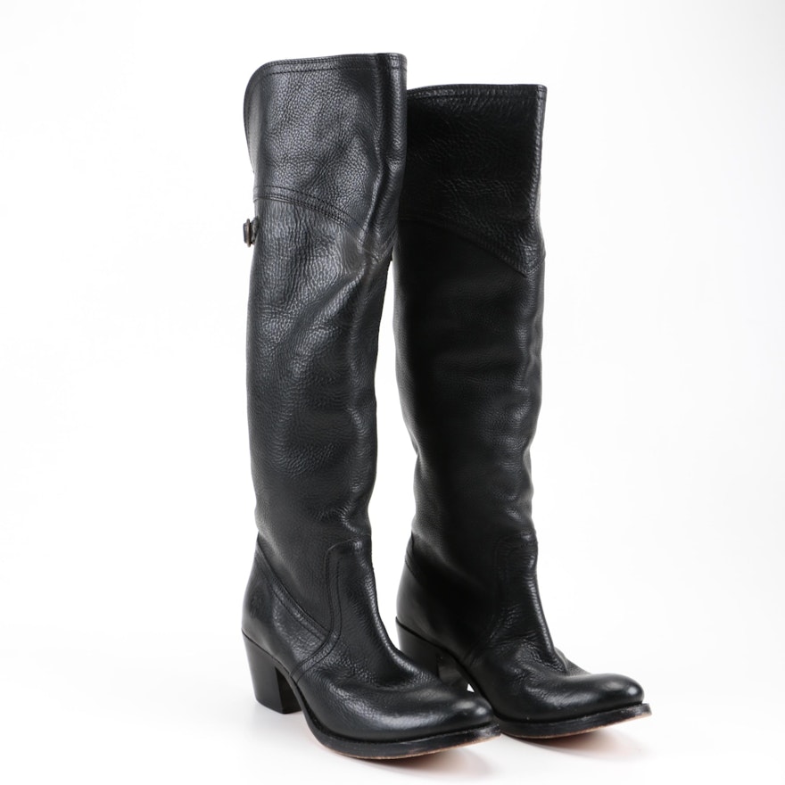 Women's Frye Black Leather Boots