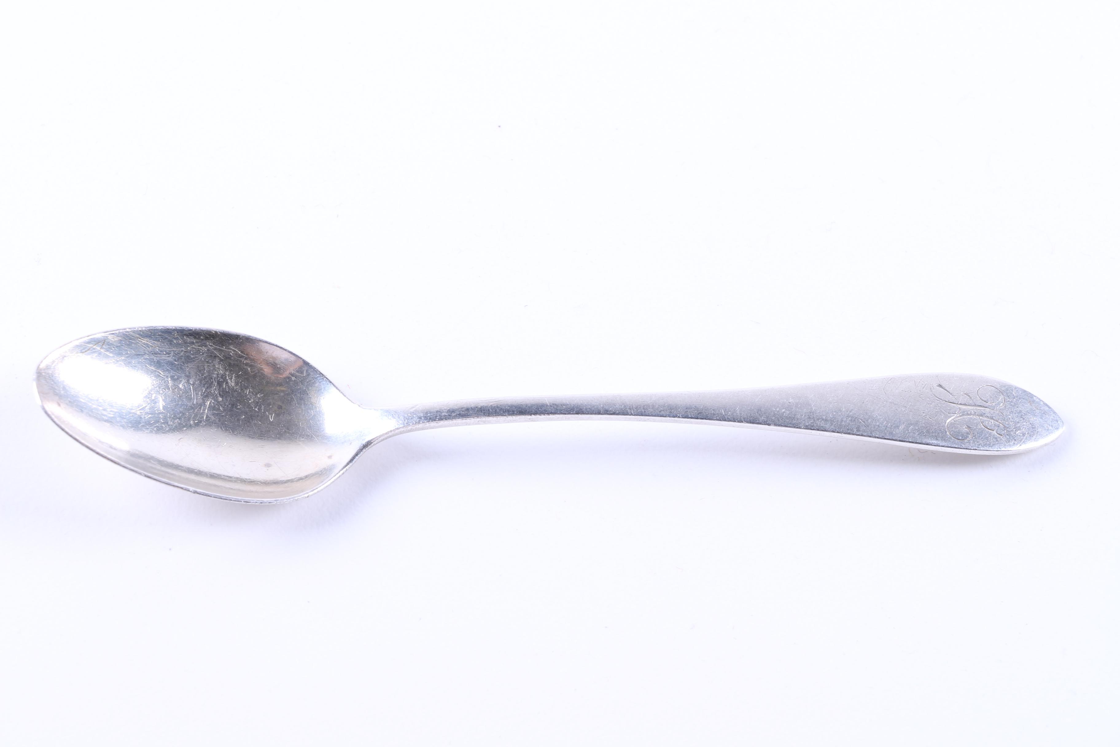 Dominck & Haff "Pointed Antique #9-Engraved" Sterling Silver Youth Utensils