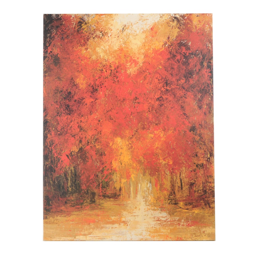 Giclée Print on Canvas "Sunny Autumn"