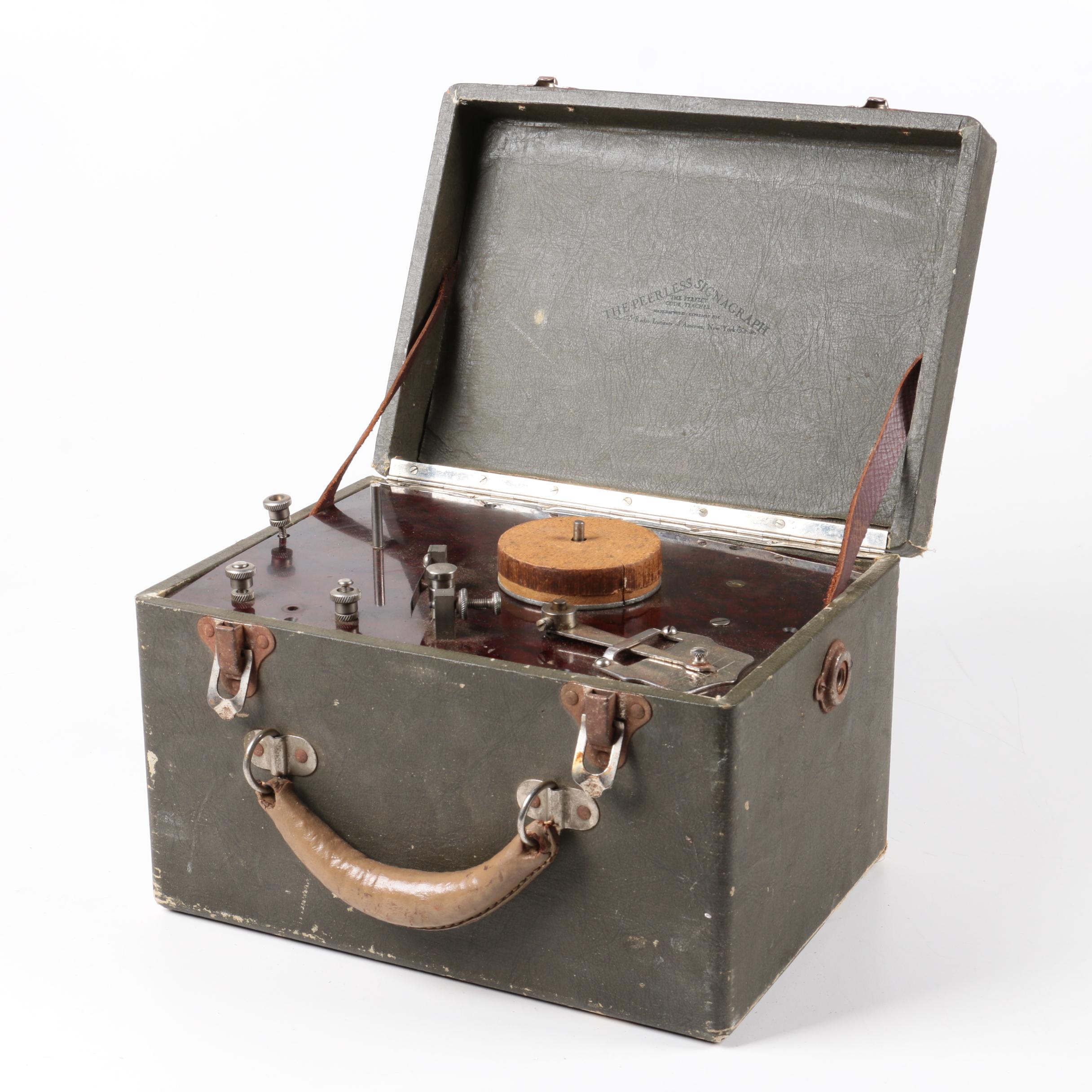 Vintage Peerless Signagraph Code Tracker