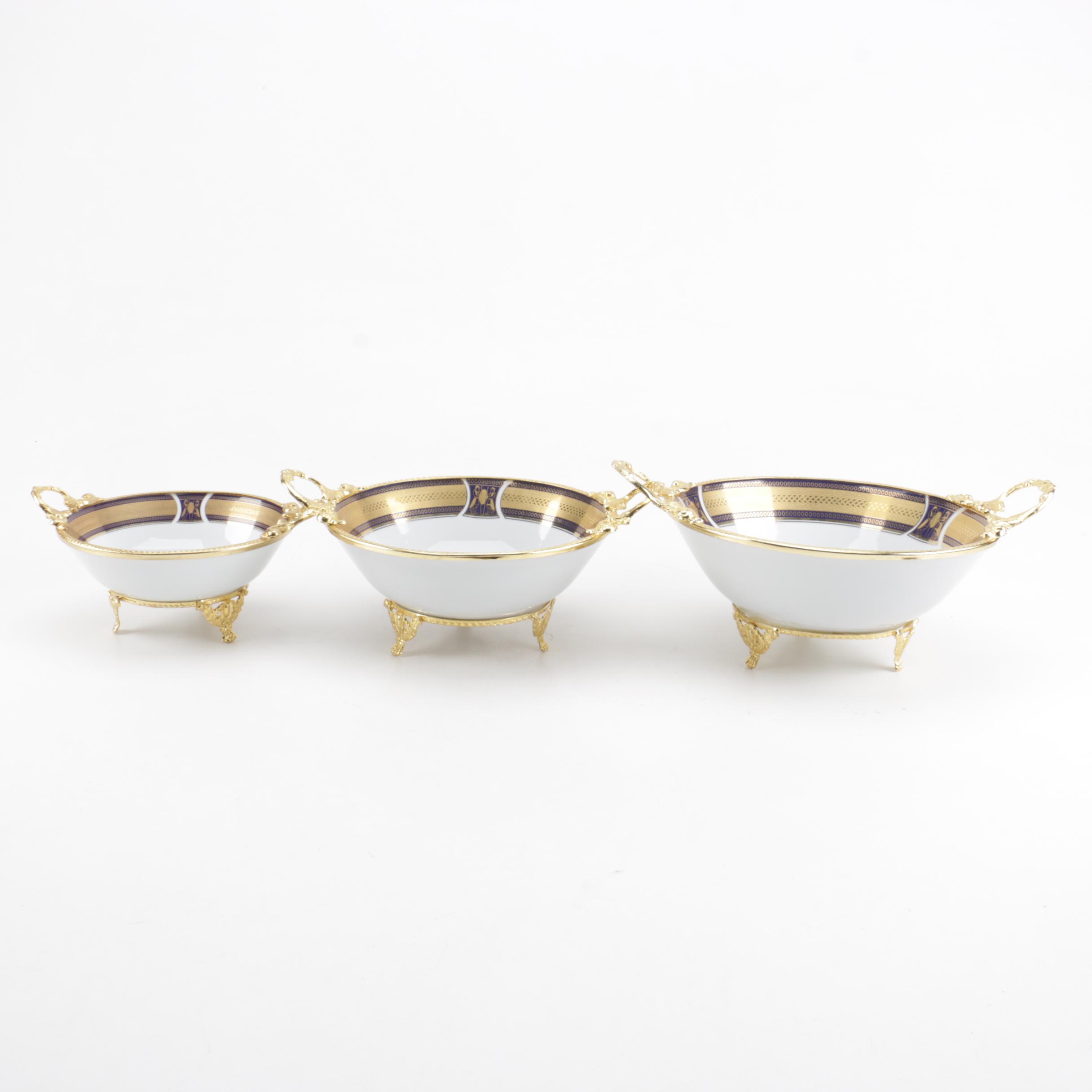 Maghsoud Porcelain Bowls from Iran