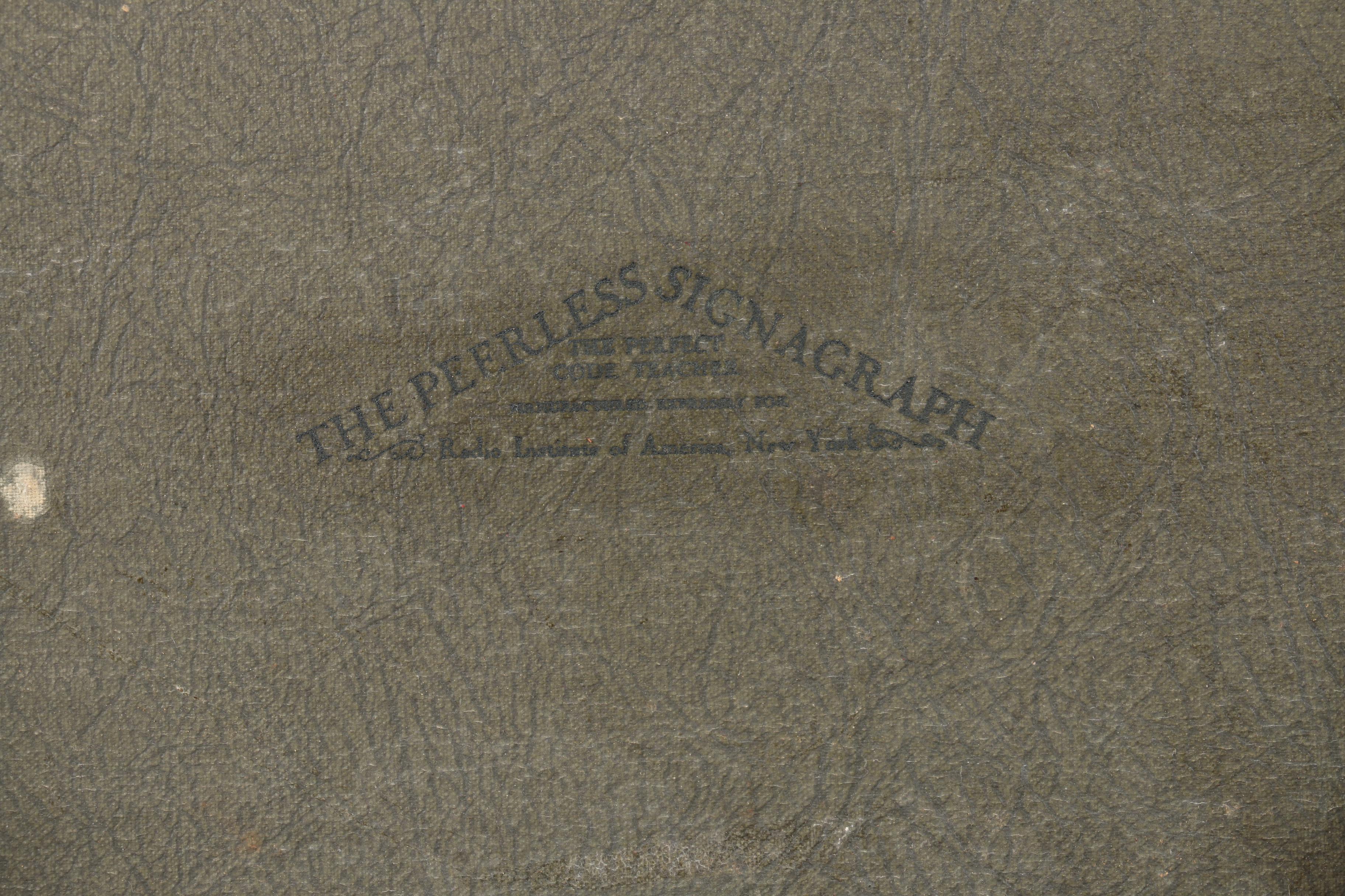 Vintage Peerless Signagraph Code Tracker