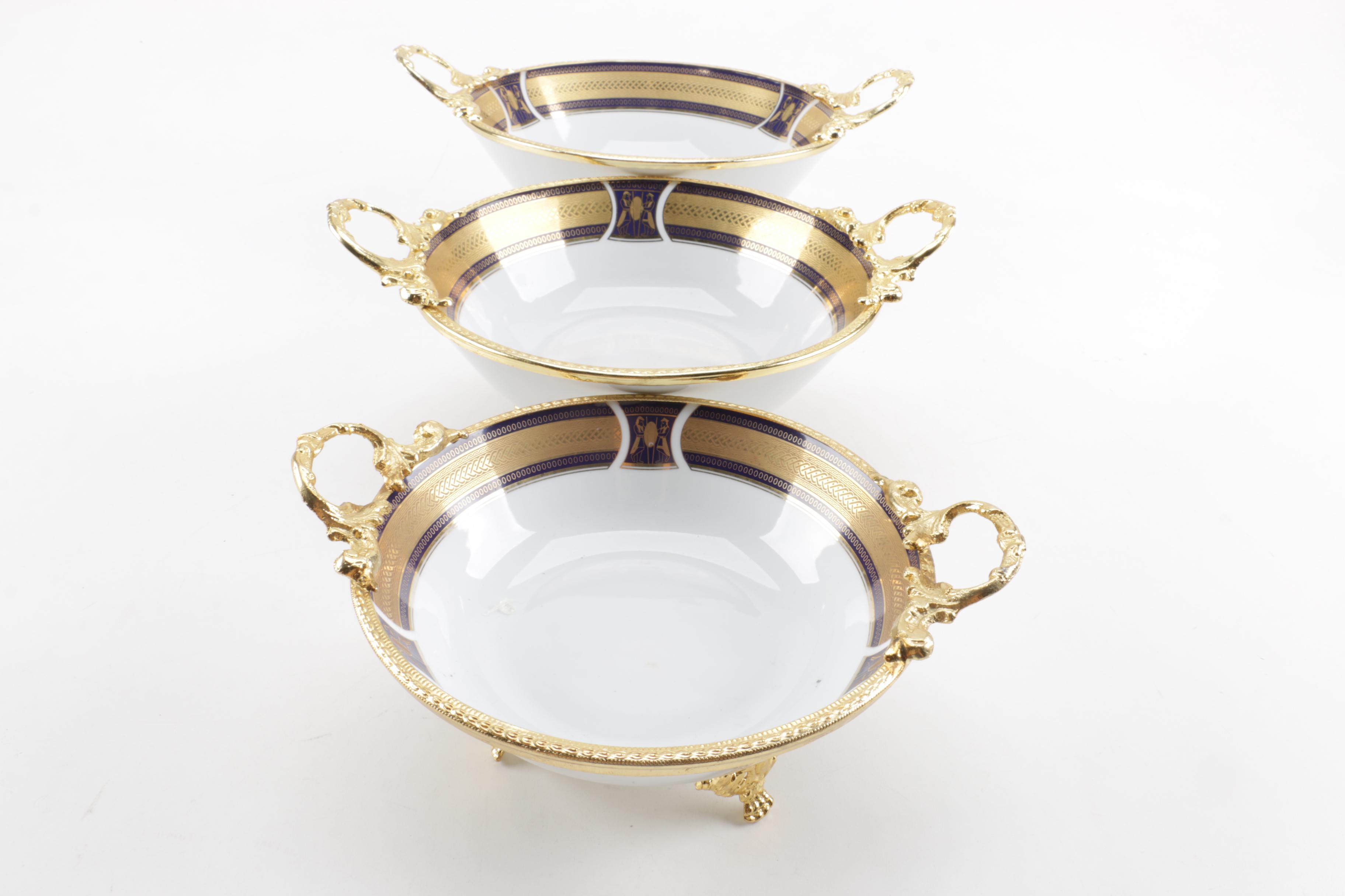 Maghsoud Porcelain Bowls from Iran