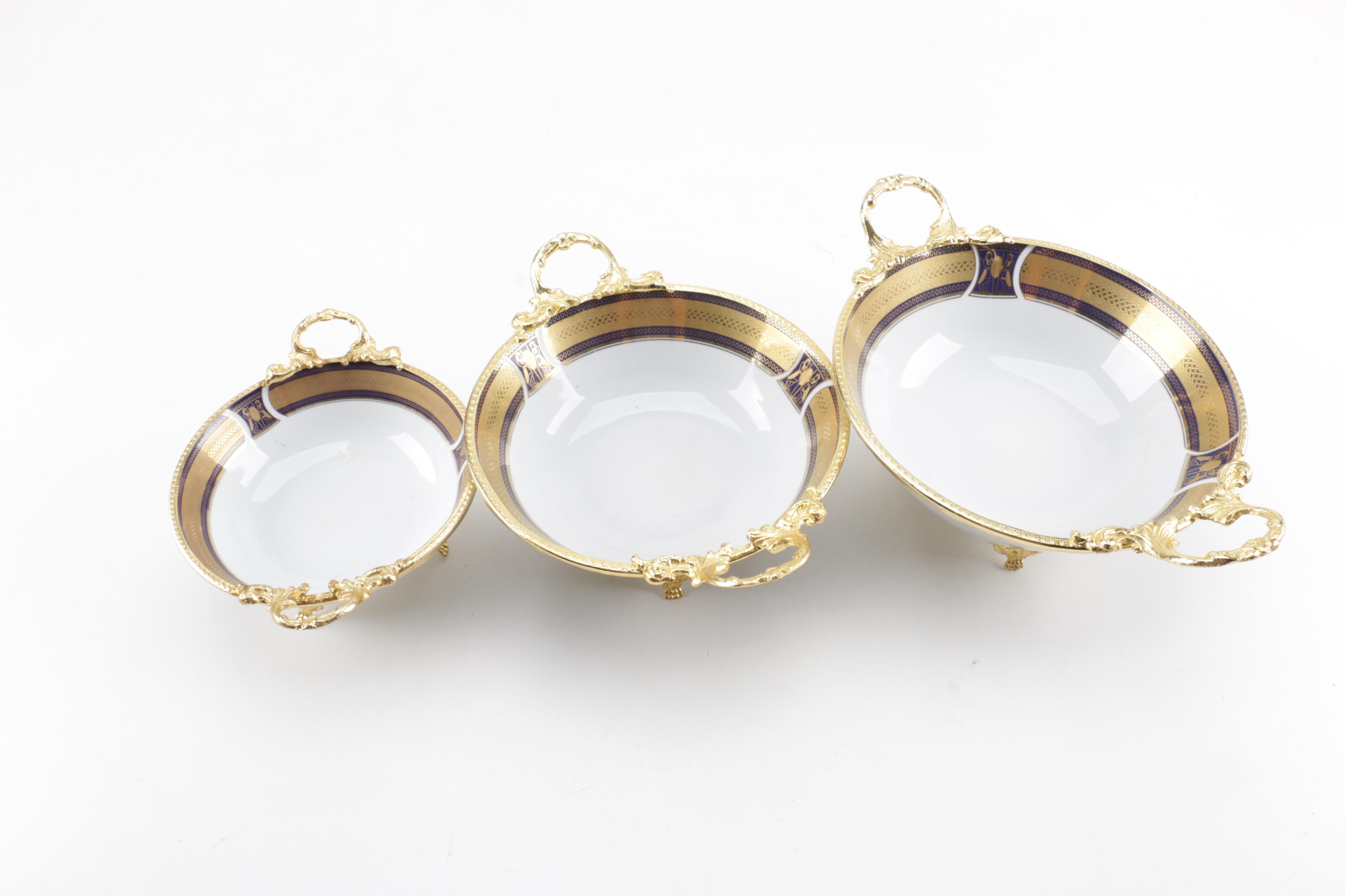 Maghsoud Porcelain Bowls from Iran