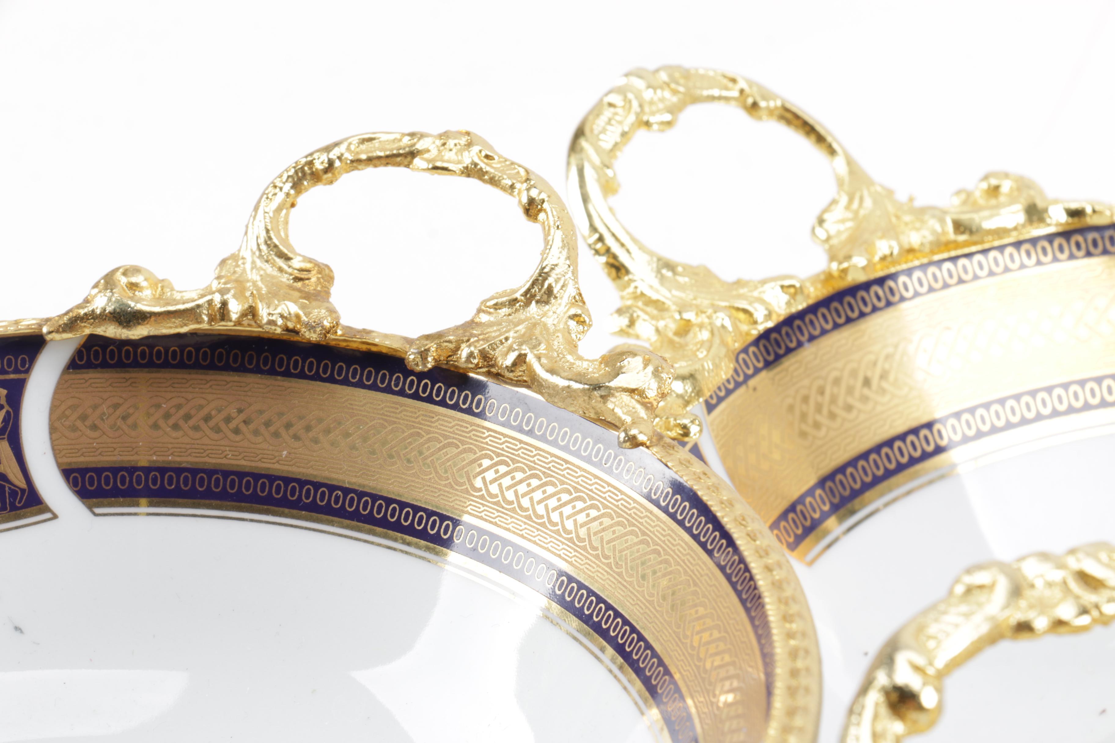 Maghsoud Porcelain Bowls from Iran