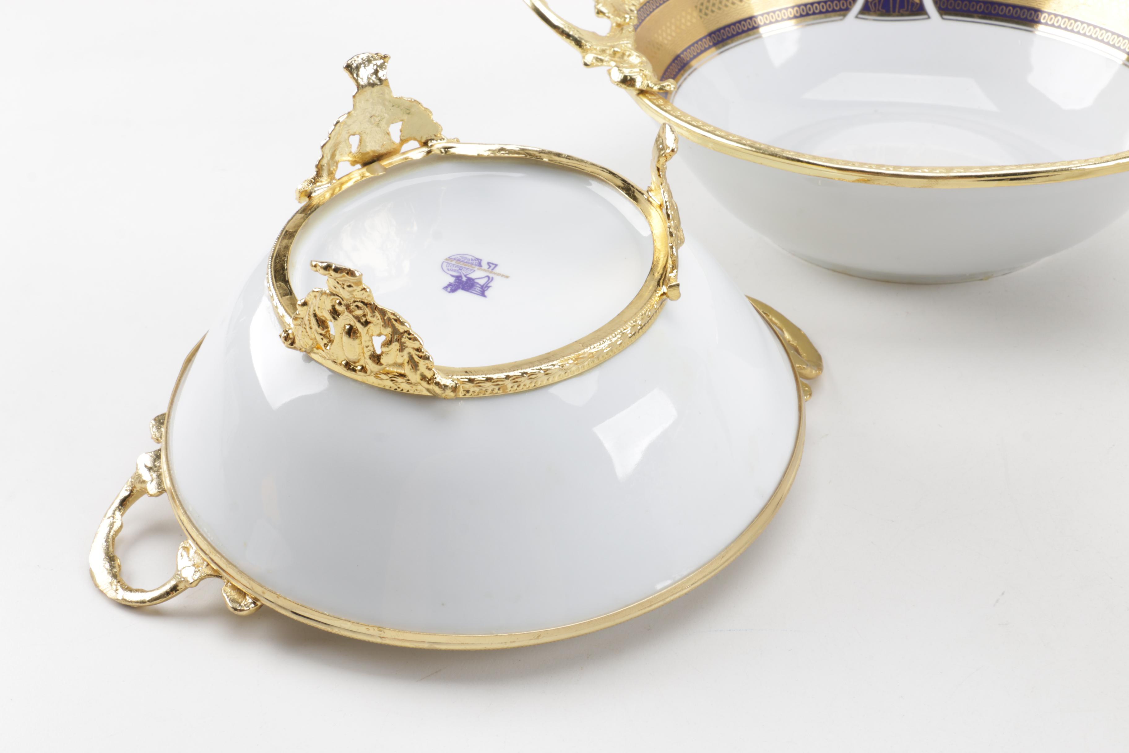 Maghsoud Porcelain Bowls from Iran