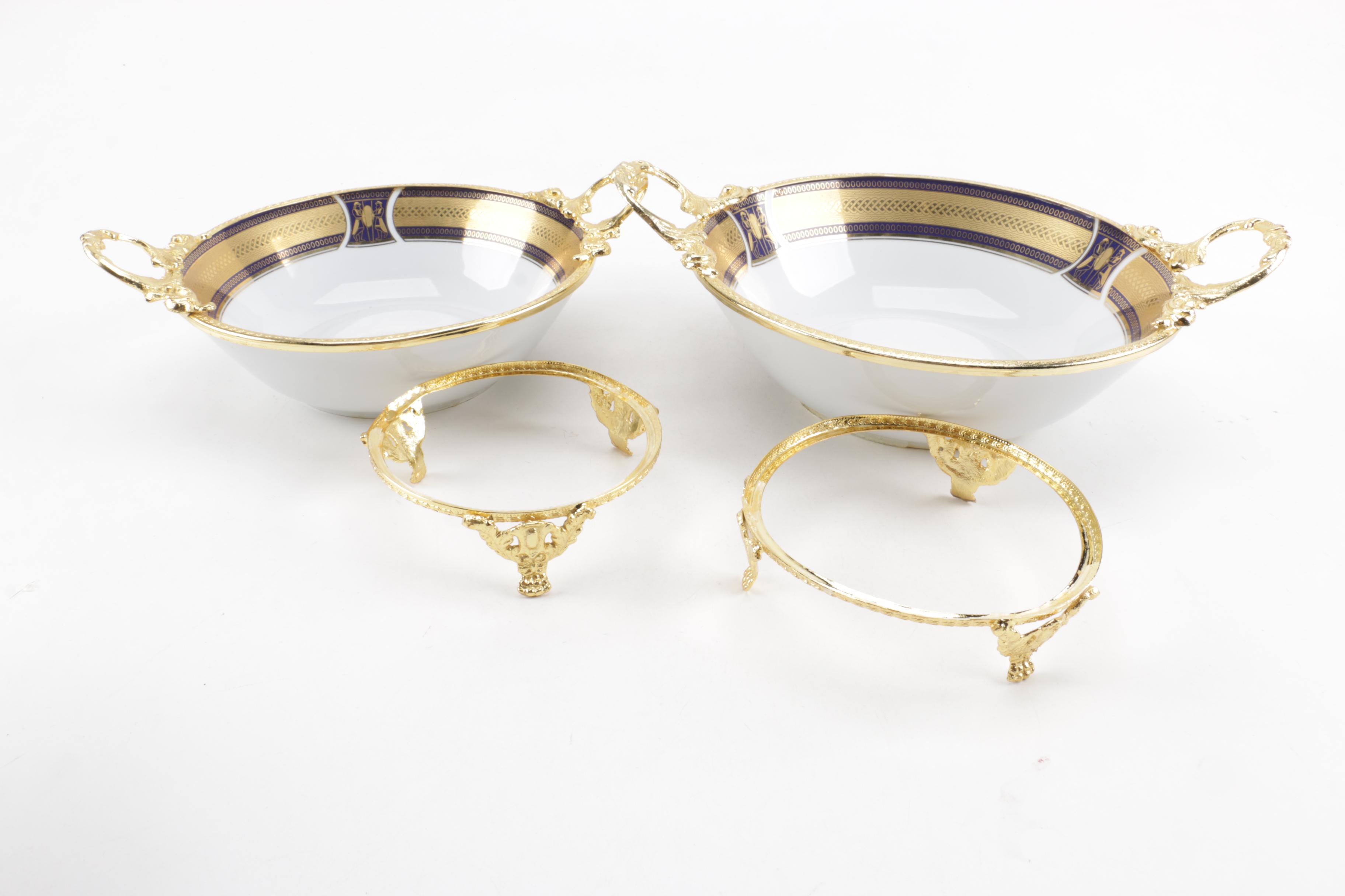 Maghsoud Porcelain Bowls from Iran