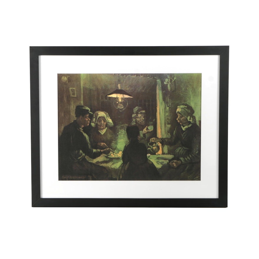 Giclee After Vincent van Gogh's Painting "The Potato Eaters"