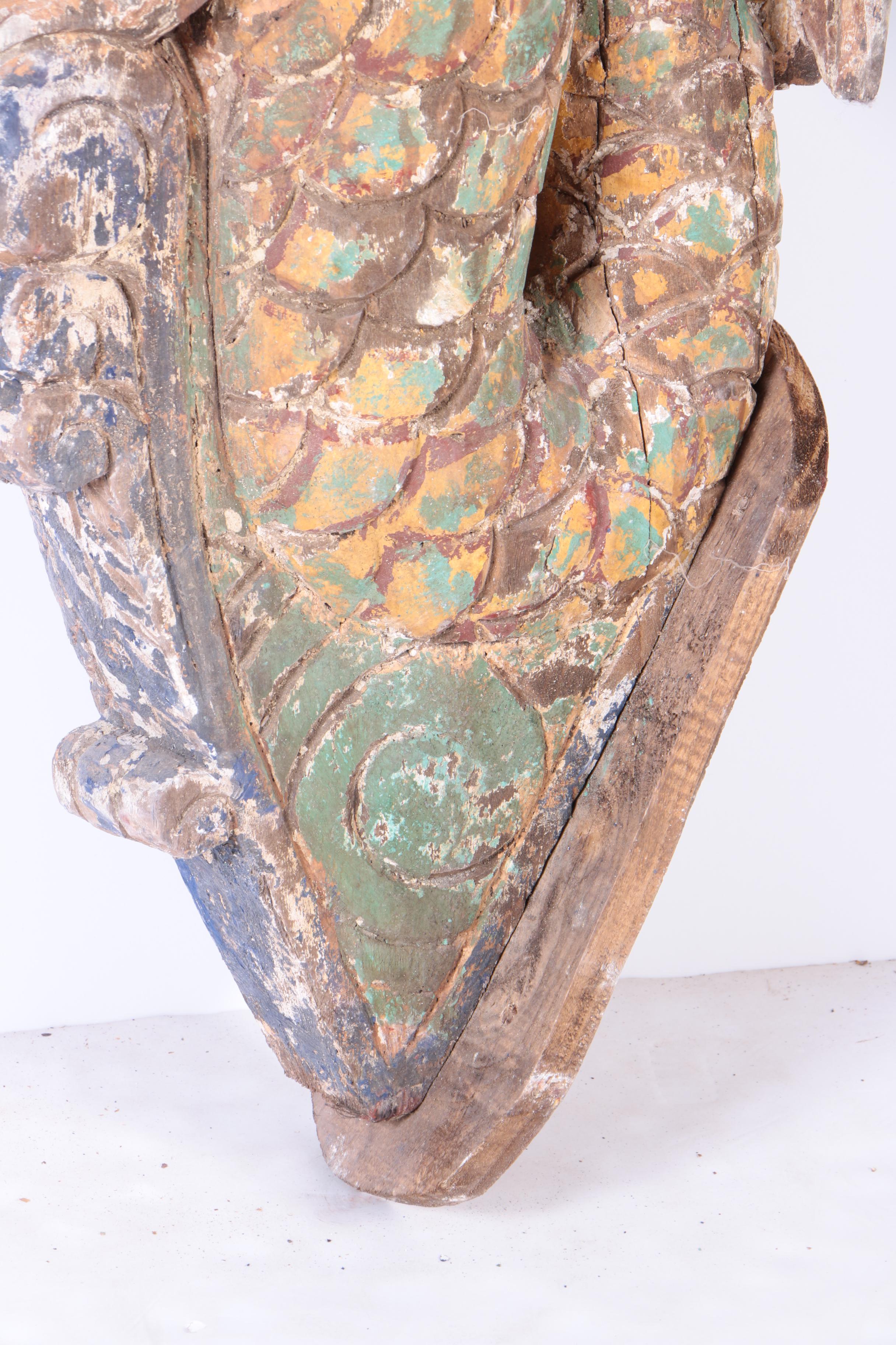 Carved "Mermaid" Ship Figurehead