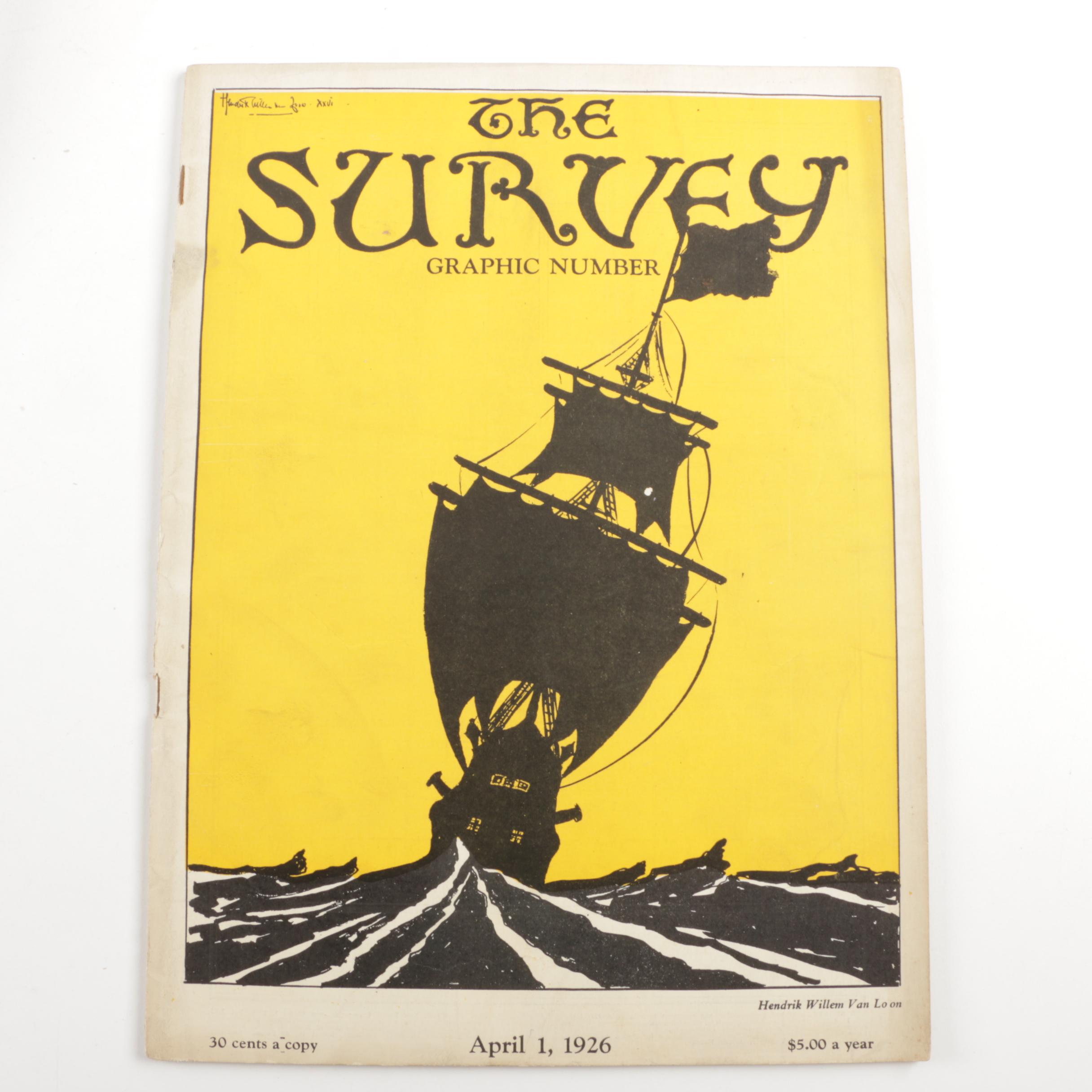 Collection of "The Survey Graphic" Magazines