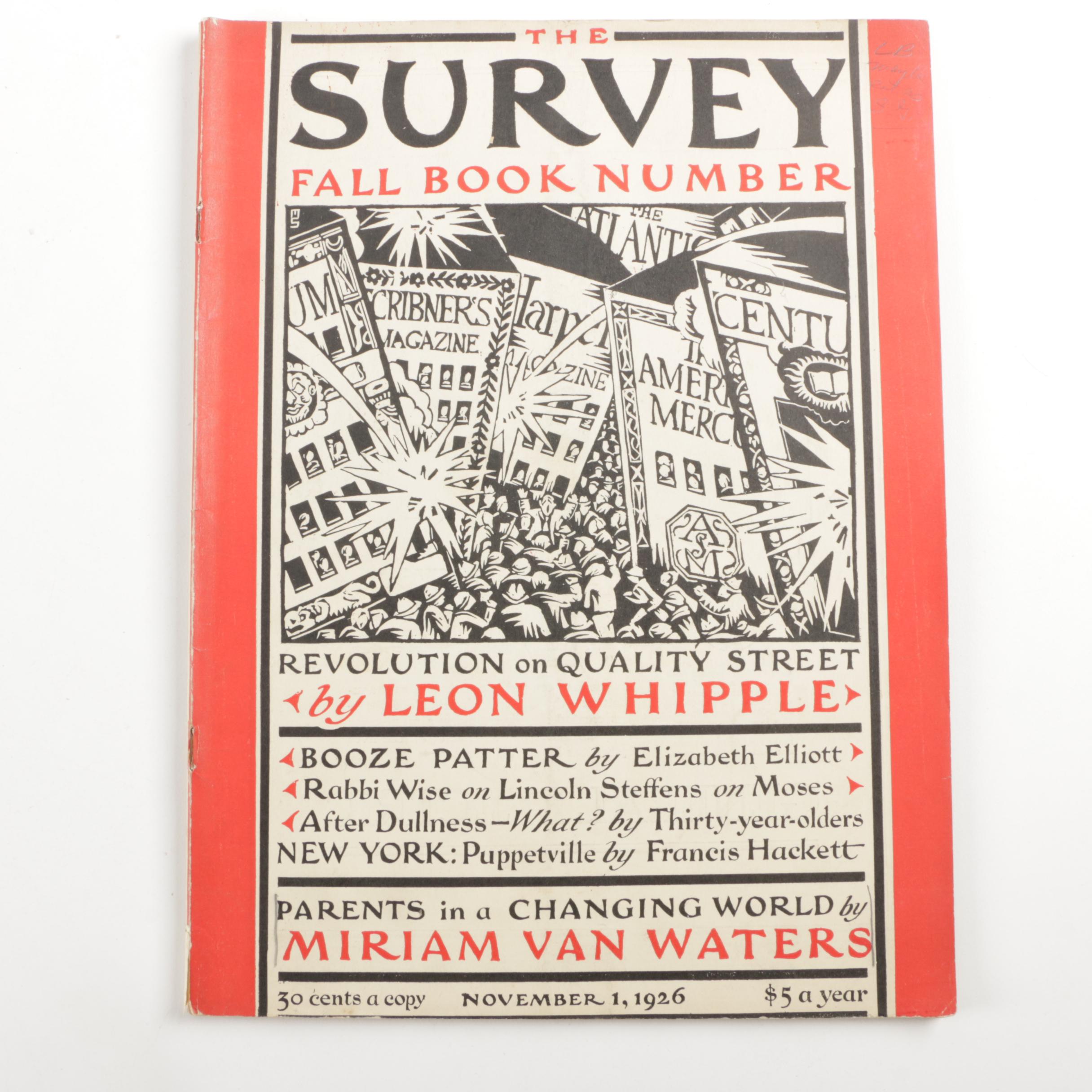 Collection of "The Survey Graphic" Magazines