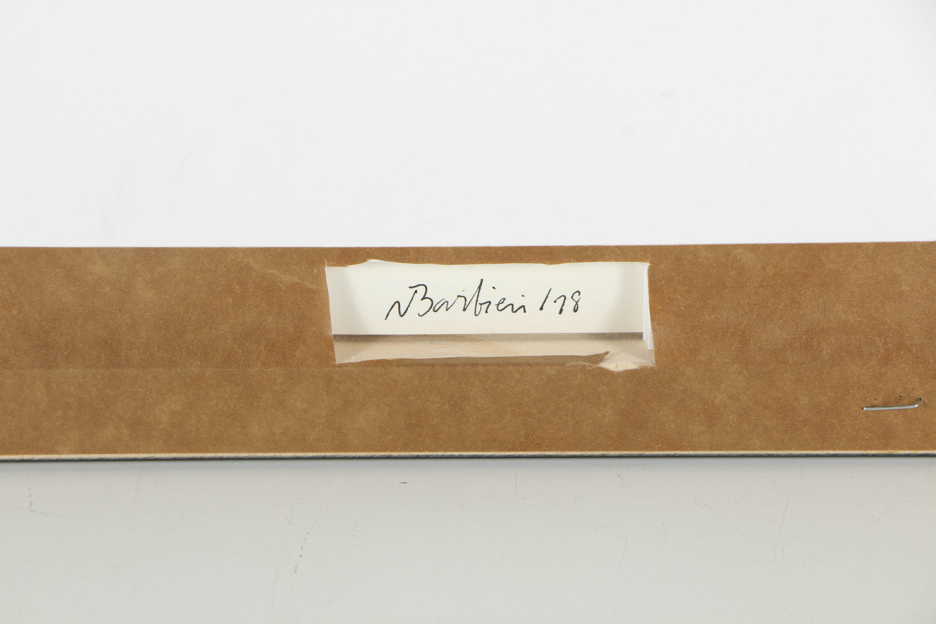 Nicholas Barbieri Incised Paper with Graphite