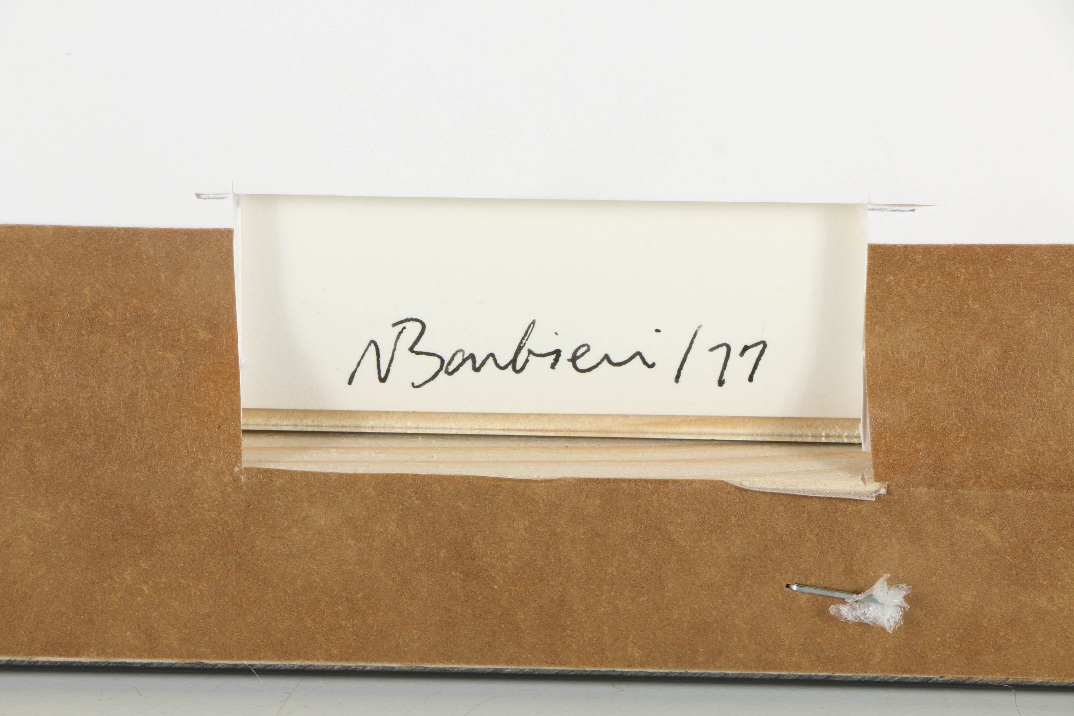 Nicholas Barbieri Incised Paper with Graphite