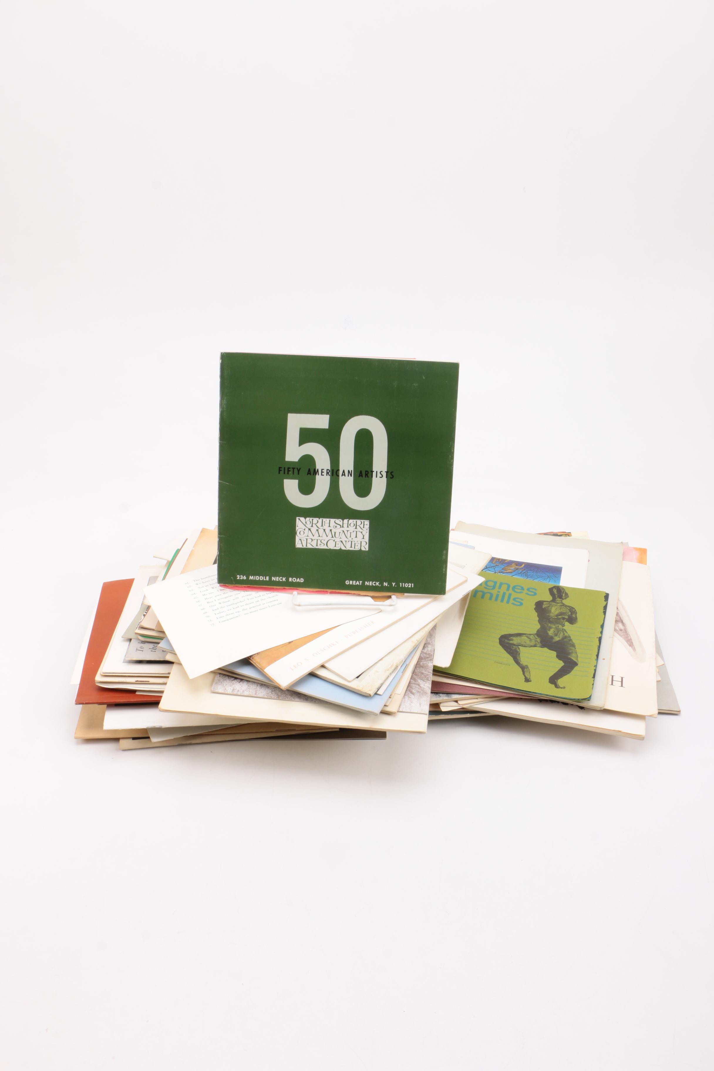 Assortment of Vintage Art Magazines