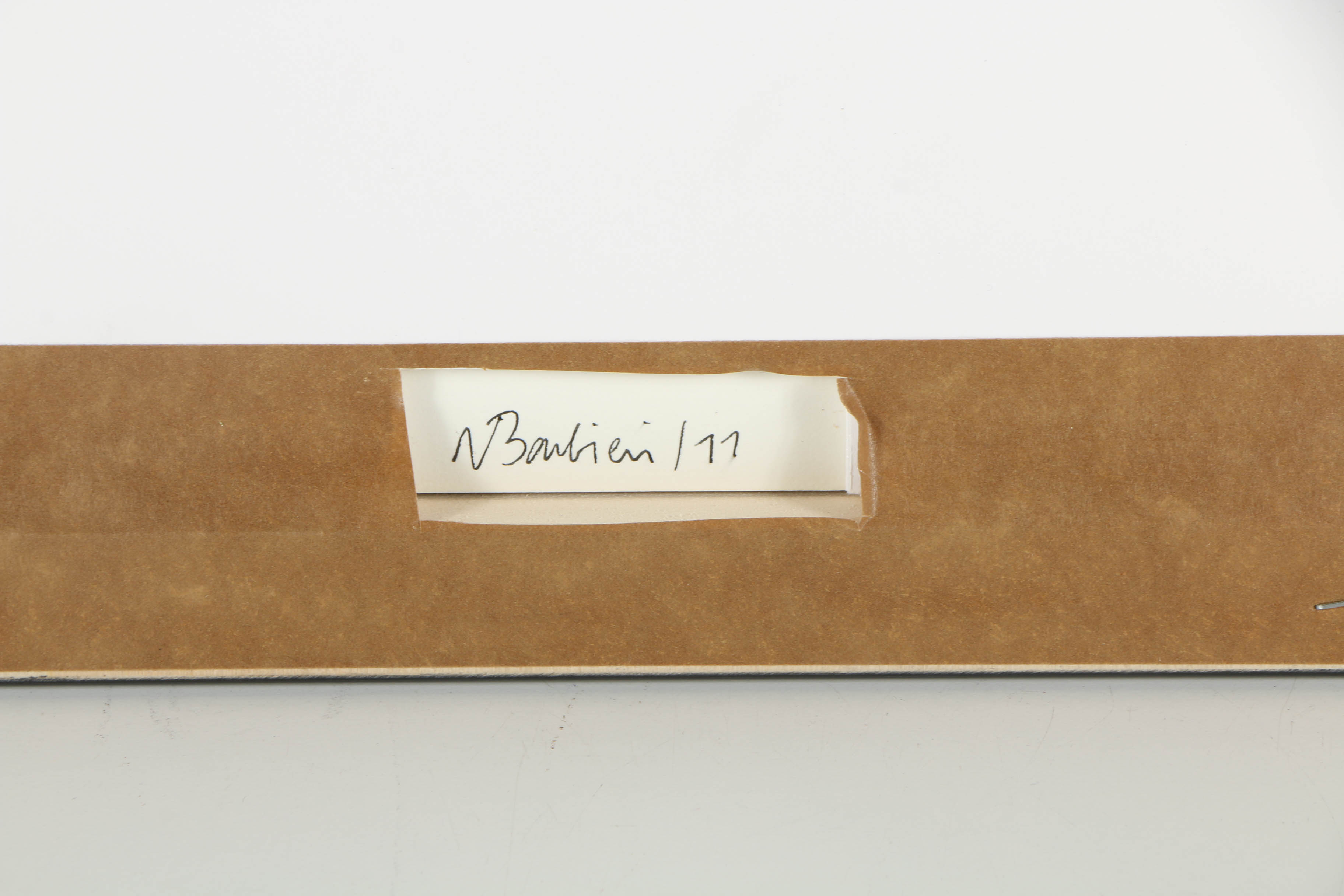 Nicholas Barbieri Incised Paper with Graphite