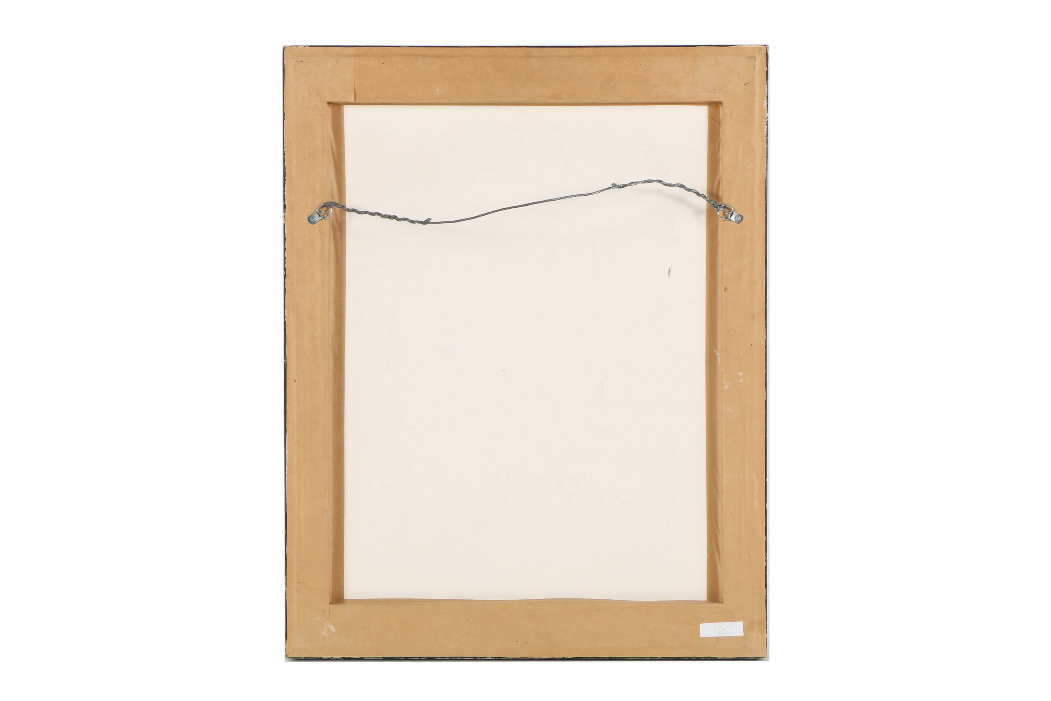 Paul Meltsner Gouache Painting on Paper of a Lounge Scene