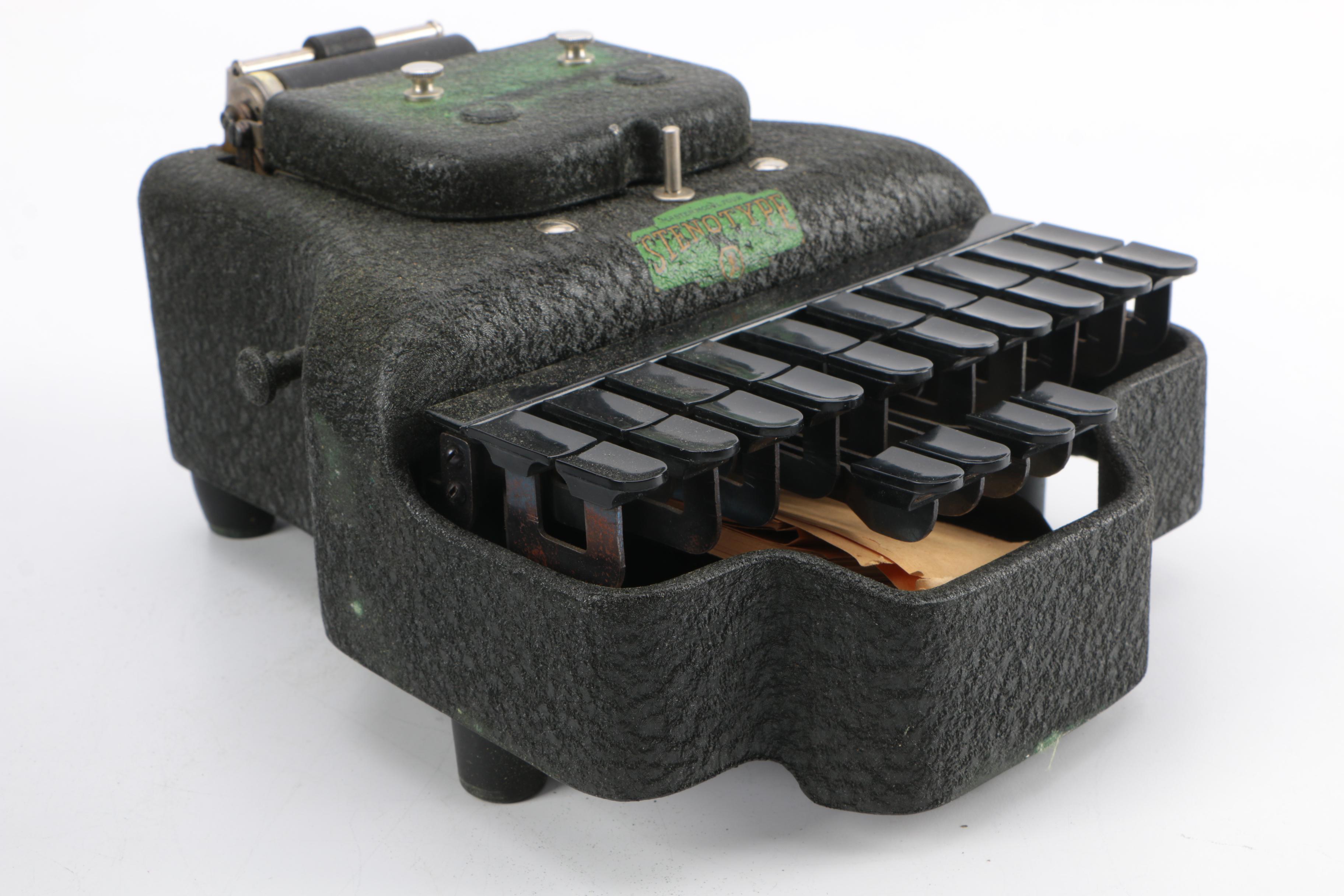 Vintage Stenotype Stenography Machine