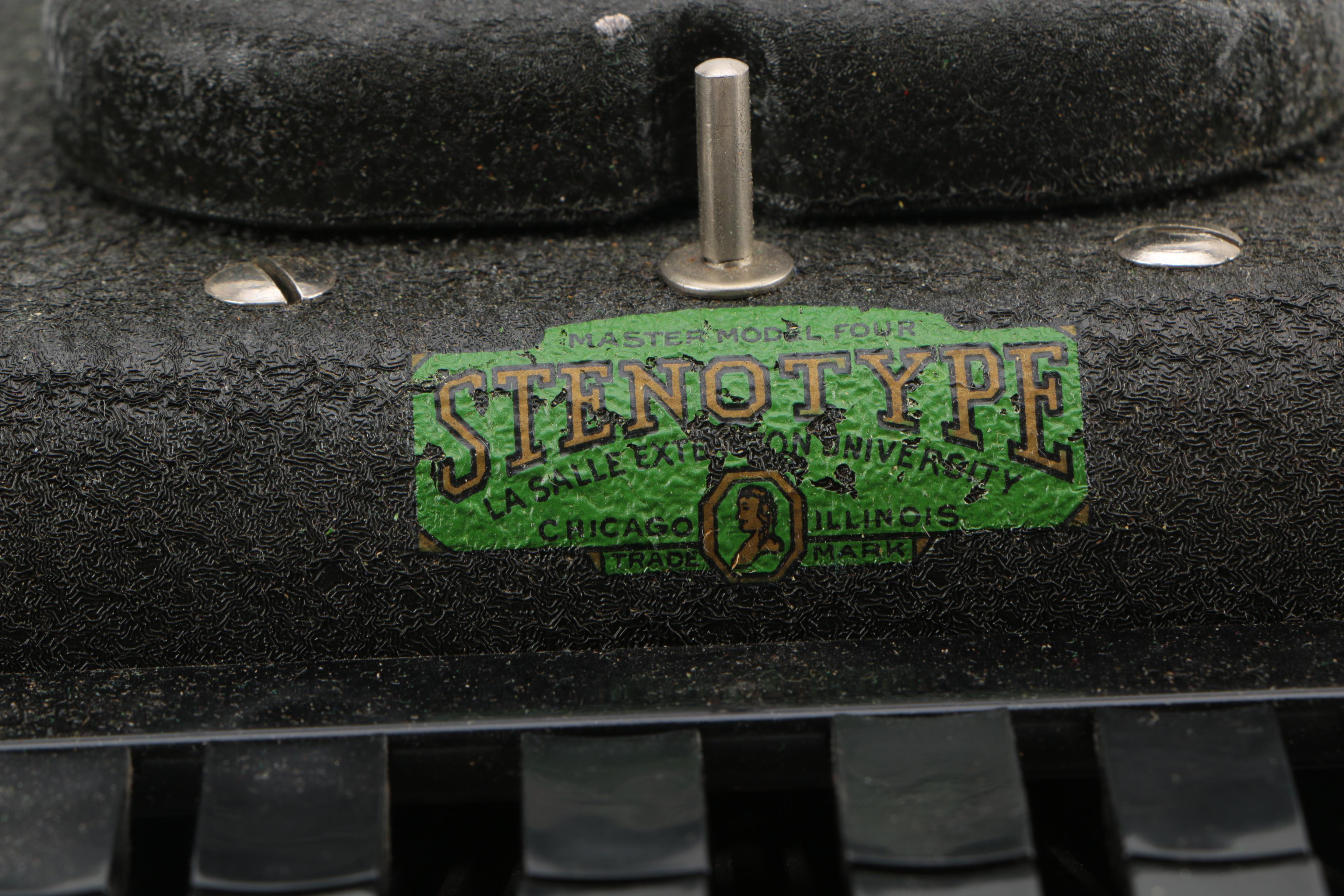 Vintage Stenotype Stenography Machine