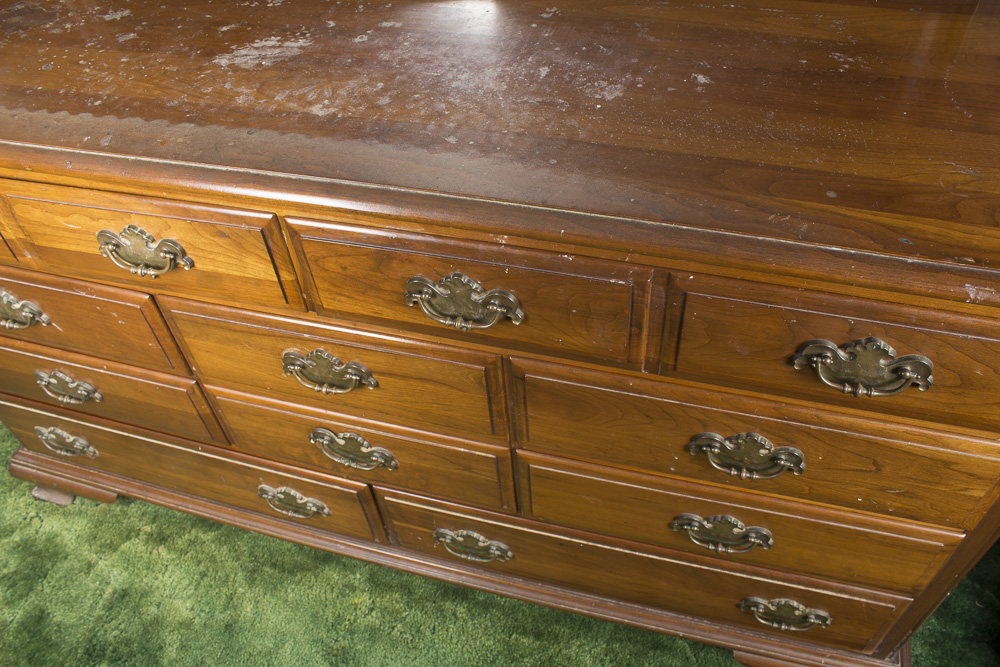 Cherry Dresser with Mirror from Taylor Jamestown