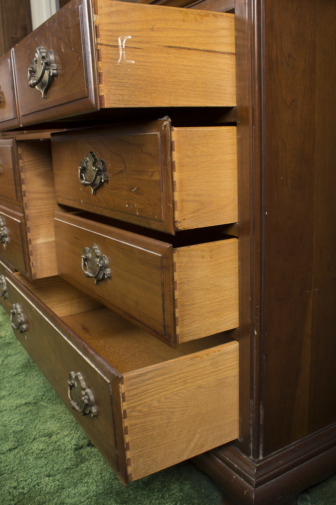 Cherry Dresser with Mirror from Taylor Jamestown