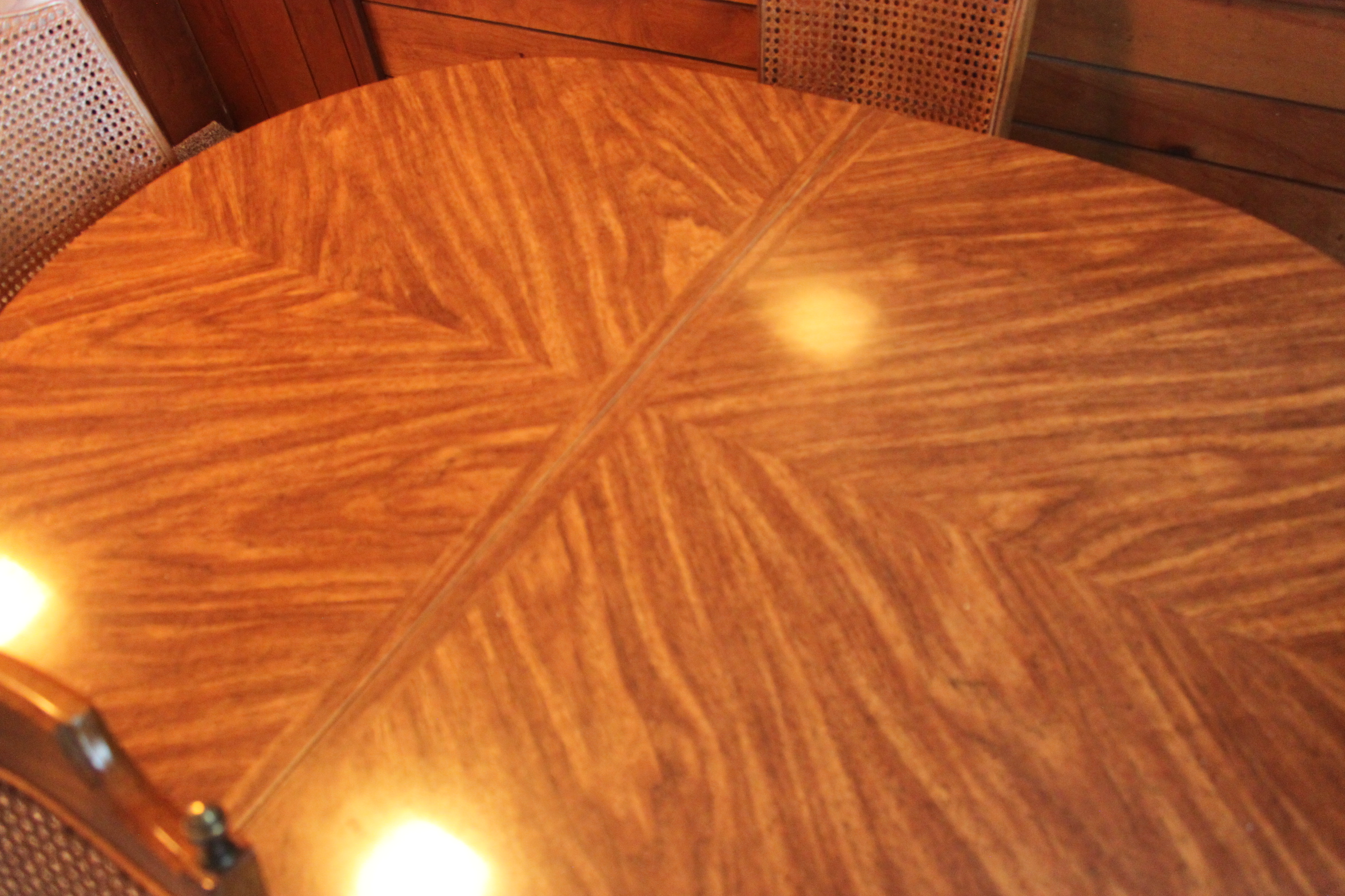 Vintage Broyhill Federal Style Dining Table and Chairs