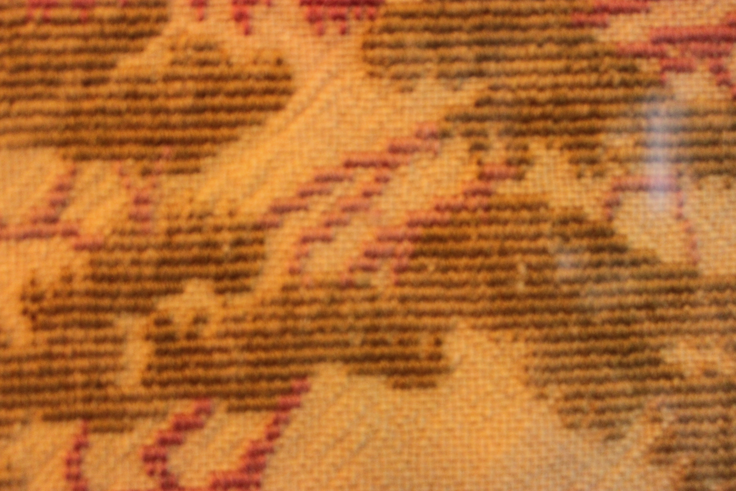 Framed Embroidered Textile of a Landscape