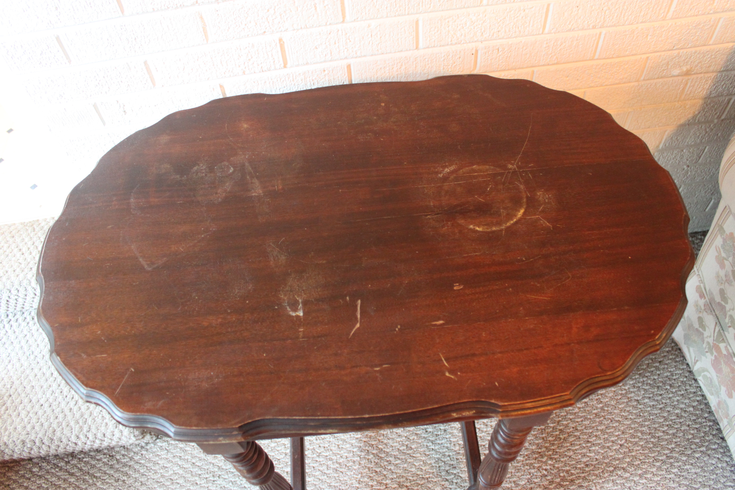 Vintage William and Mary Style Side Table