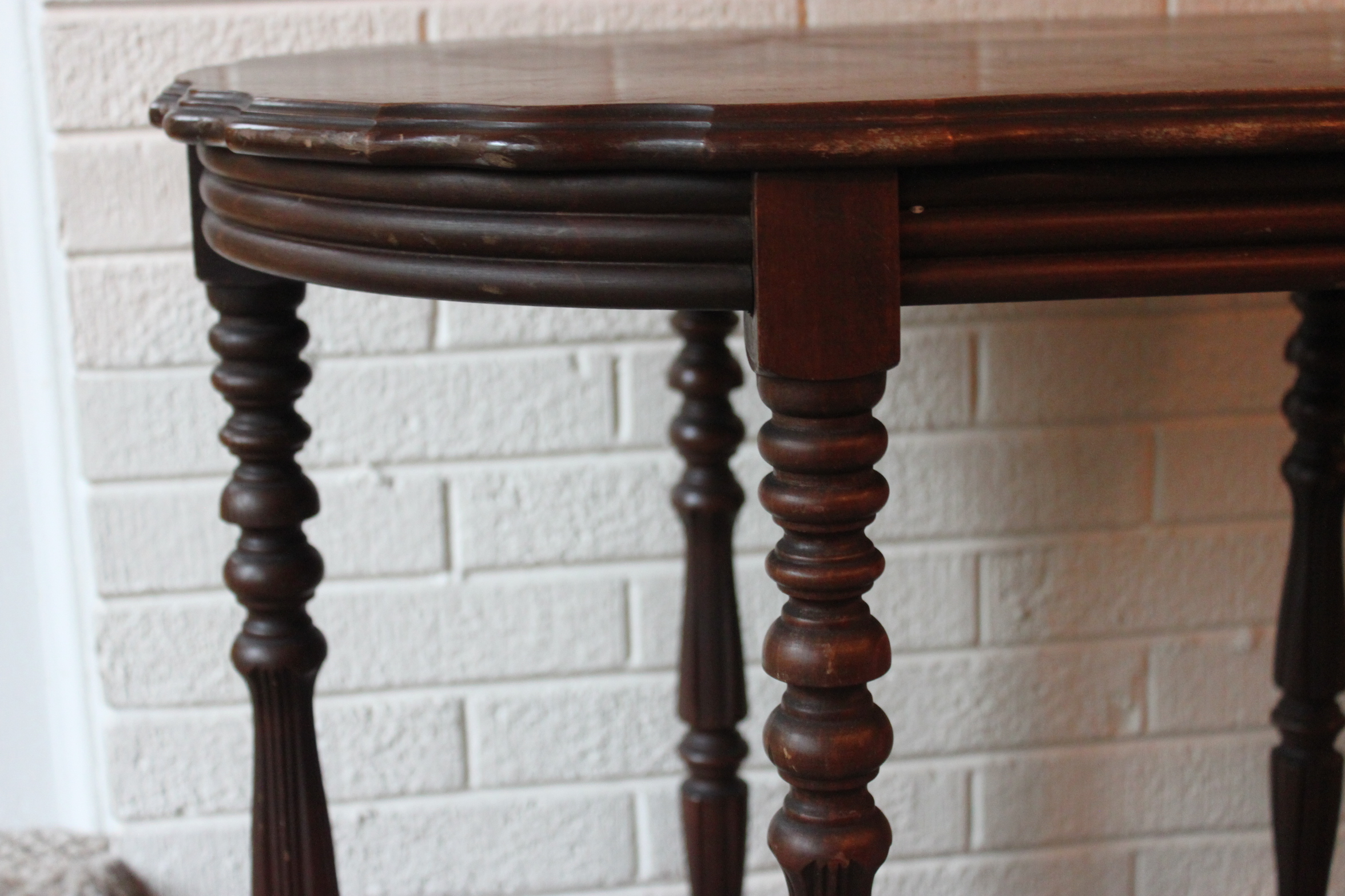 Vintage William and Mary Style Side Table