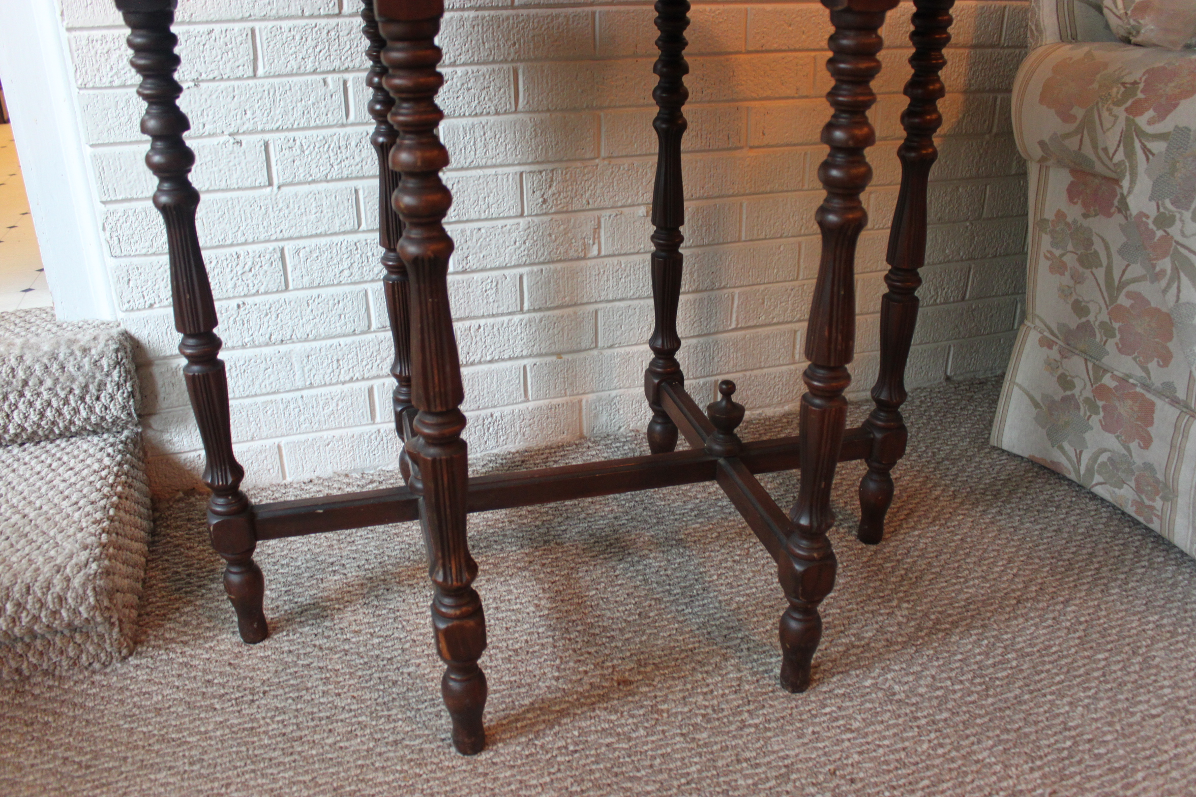 Vintage William and Mary Style Side Table