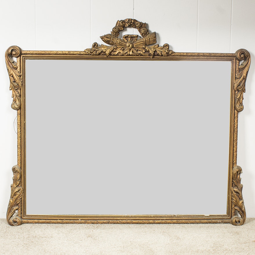 Ornately Framed Antique Mirror