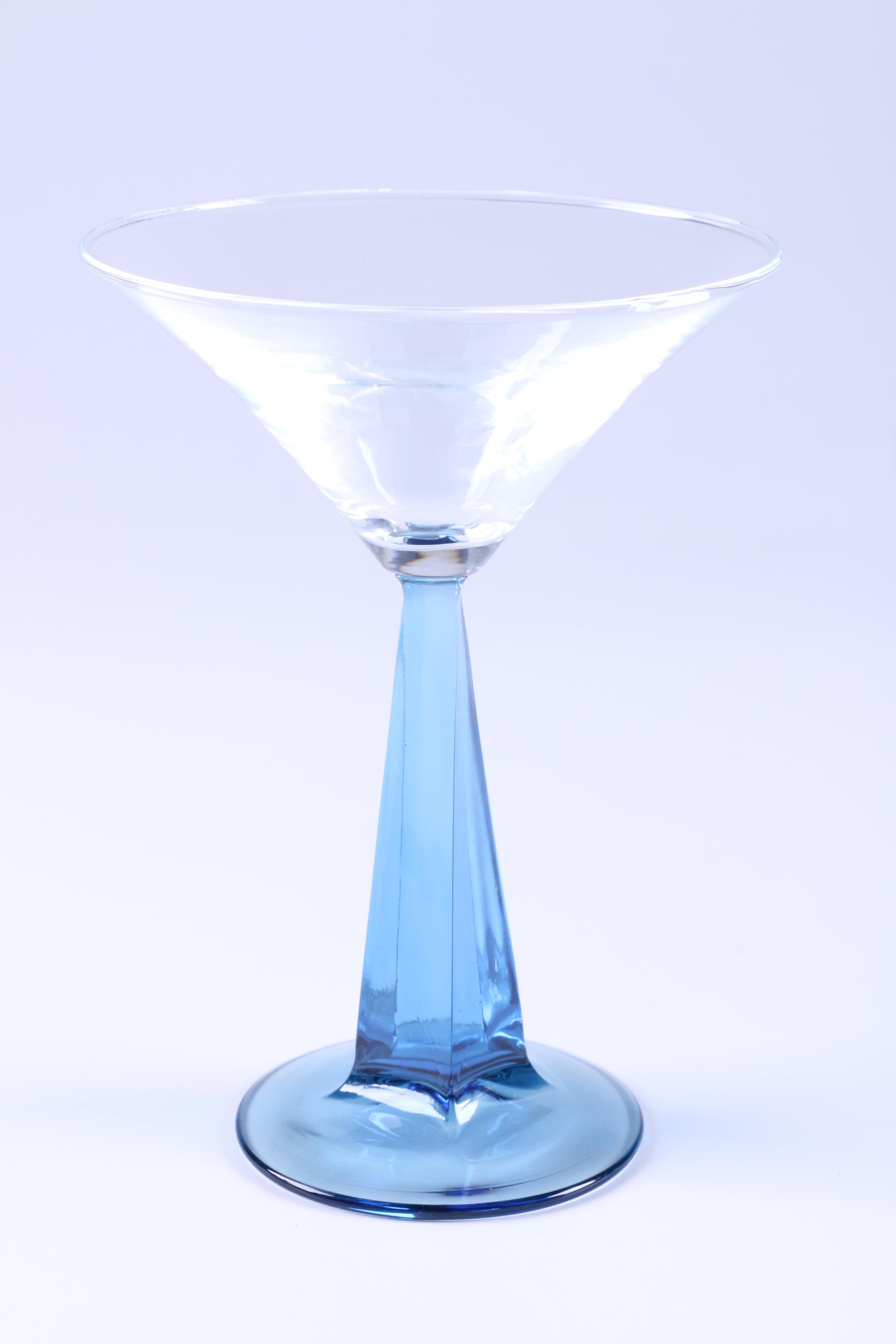 Bombay Sapphire Martini Glasses