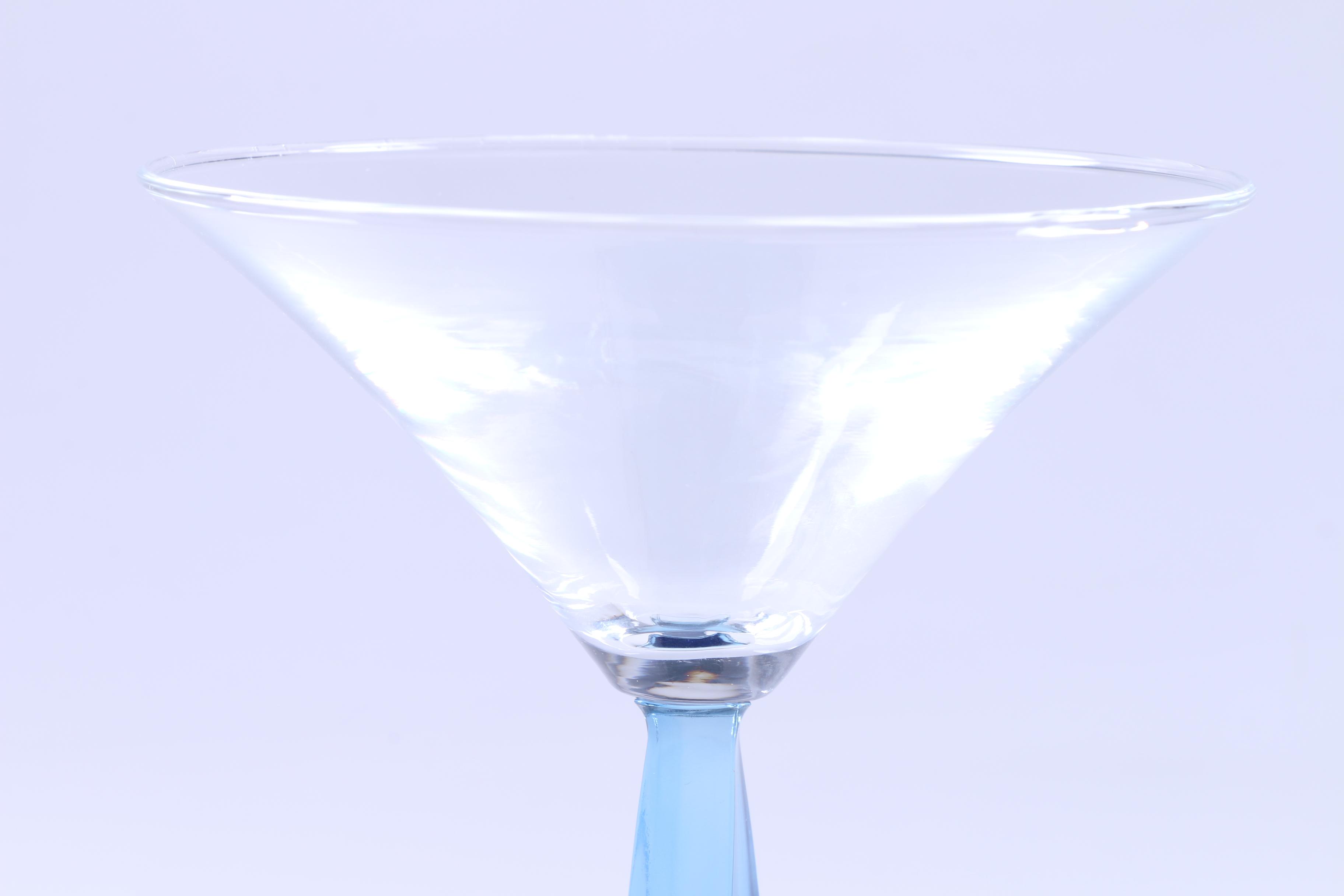 Bombay Sapphire Martini Glasses
