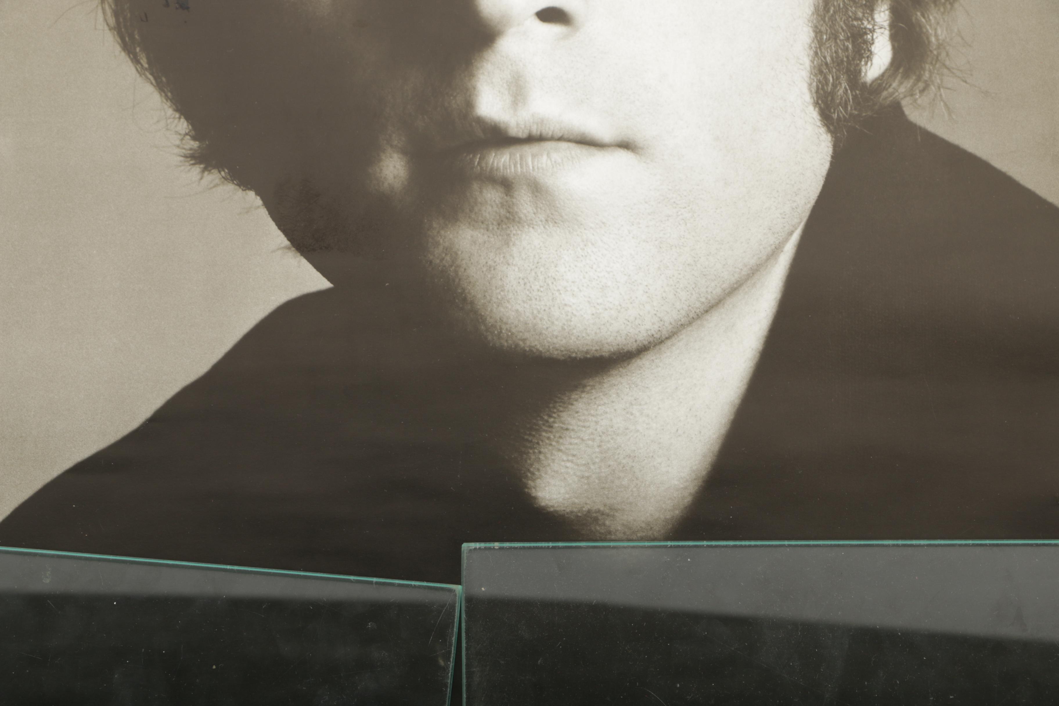 Vintage Offset Lithograph Poster After Richard Avedon "John Lennon 1940-1980"