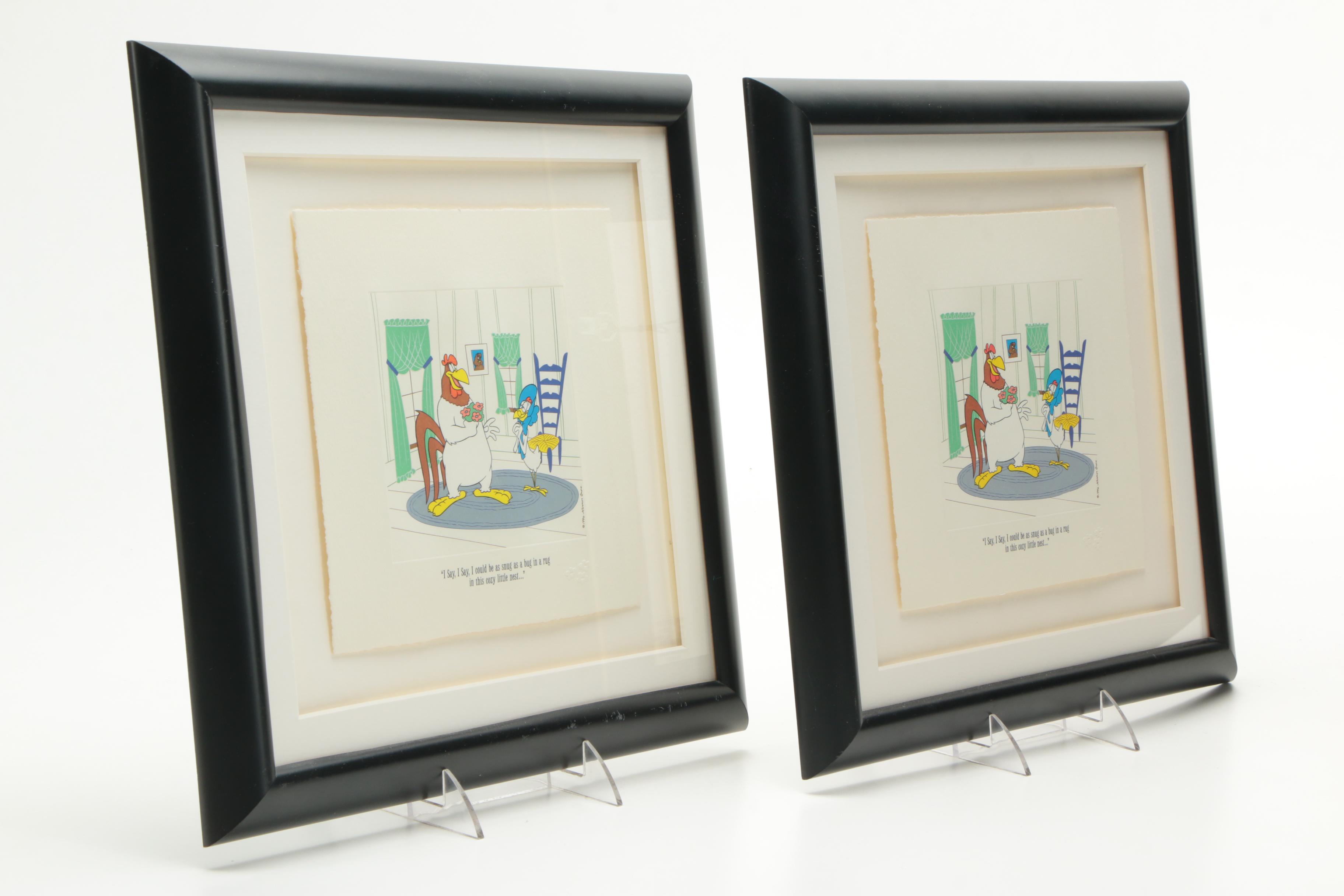 Warner Bros. Studio Etchings Featuring Foghorn Leghorn