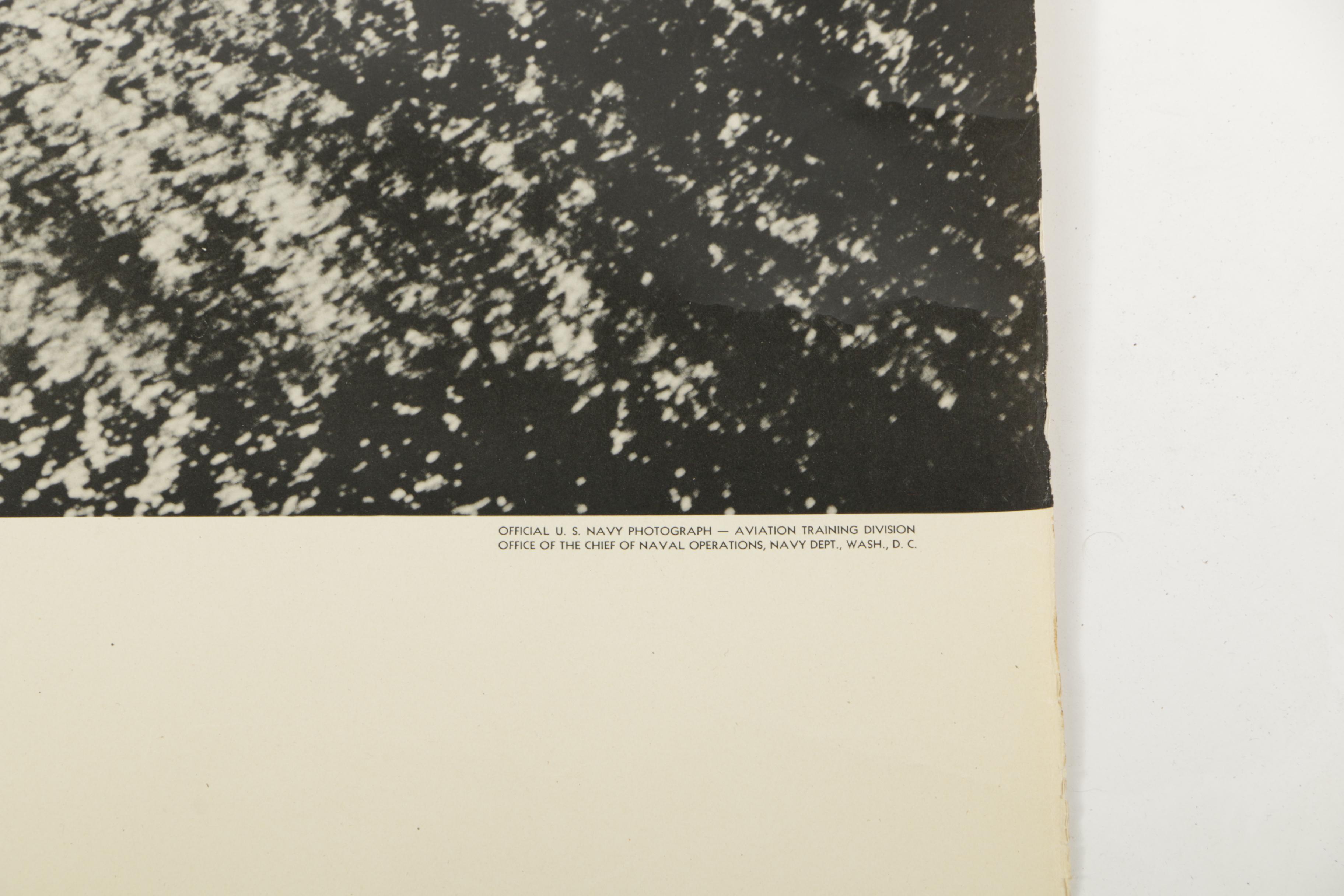 United States Navy Lithograph Poster "Torpedo Bomber"