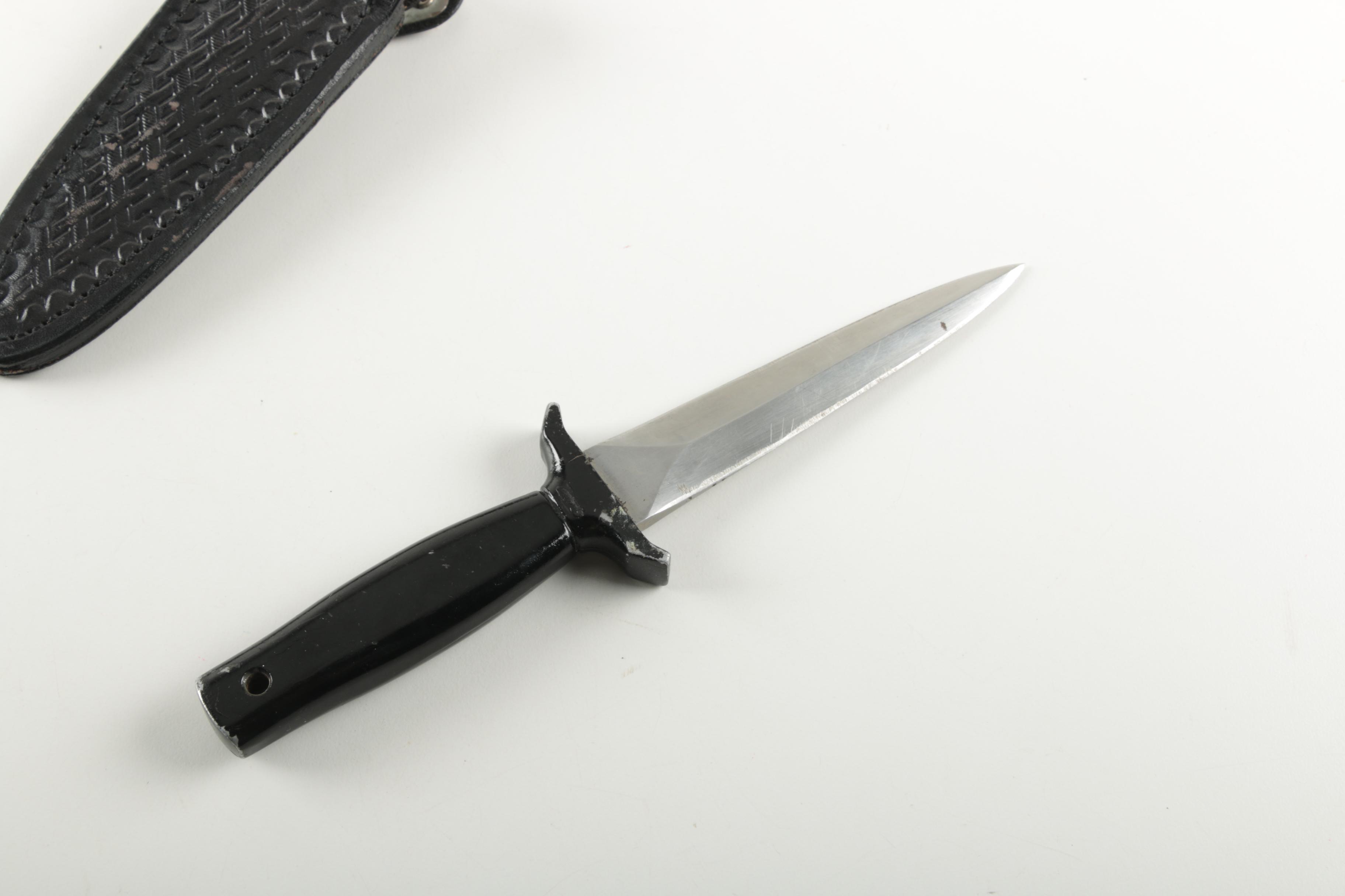 Parker "Old Smoky Mountain" Tooth Pick Boot Knife with Case