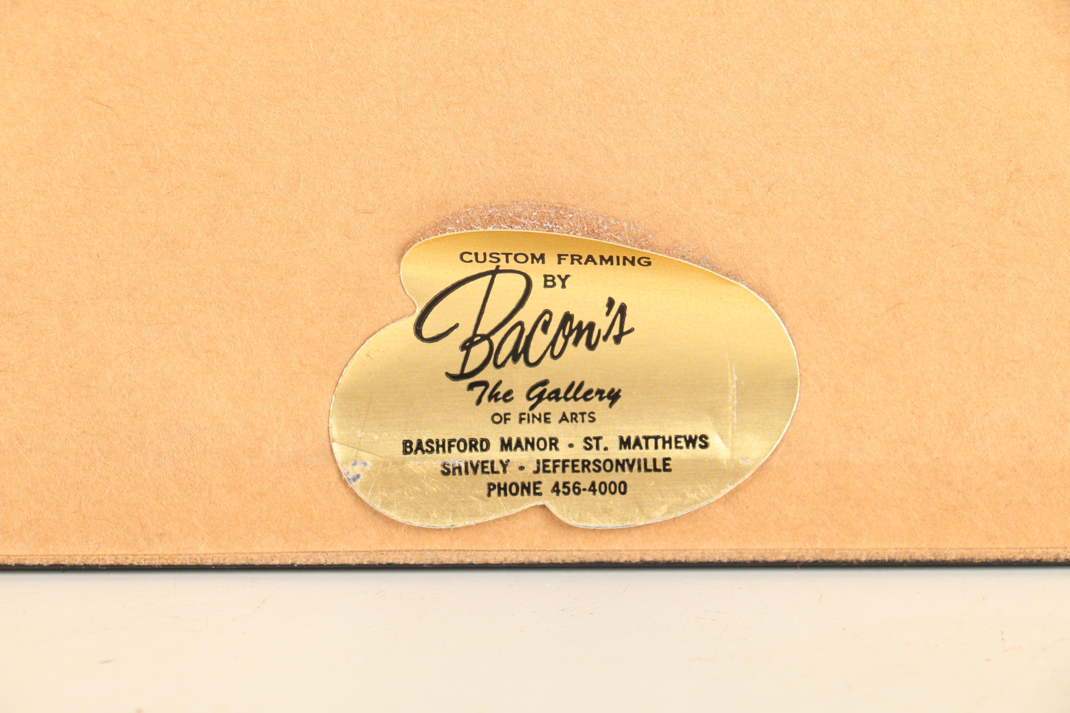 Pat Hohman Limited Edition Colored Lithographs of Classic Cars