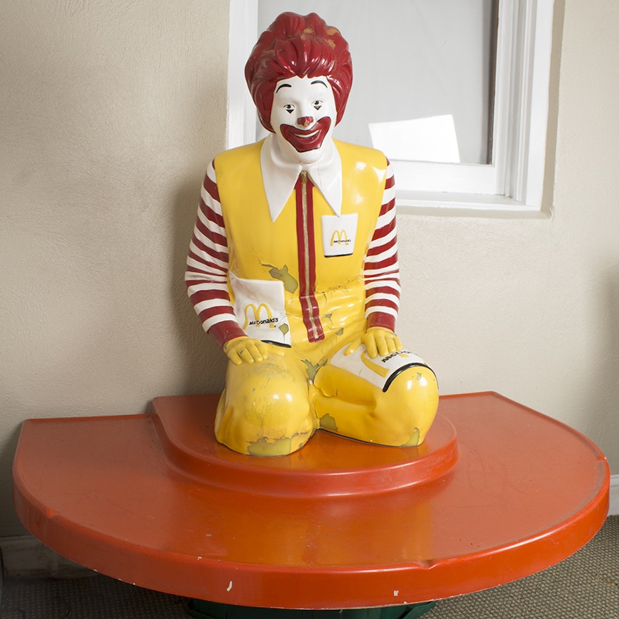 McDonald's Ronald McDonald Child's Table Top