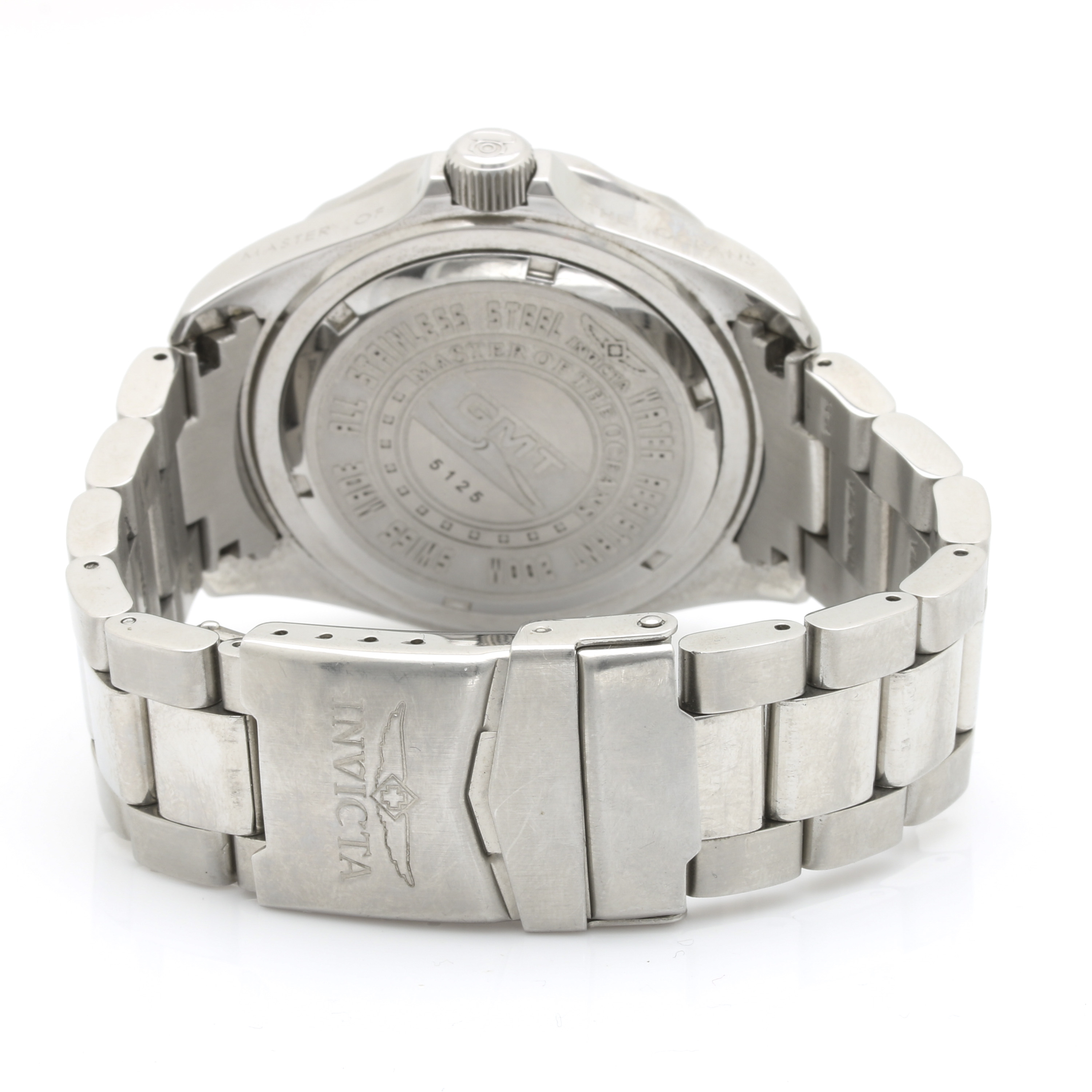 Invicta GMT Stainless Steel Watch