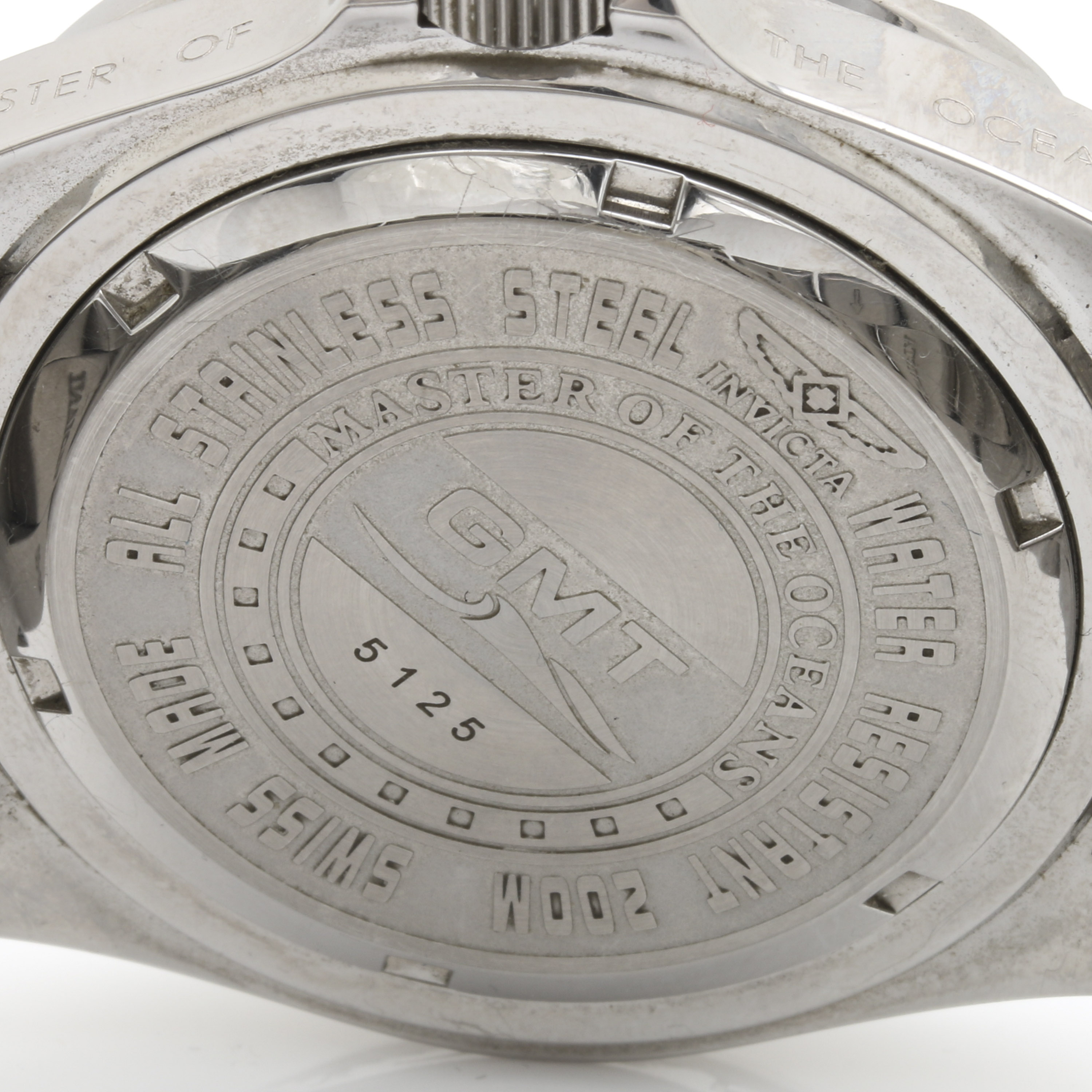 Invicta GMT Stainless Steel Watch