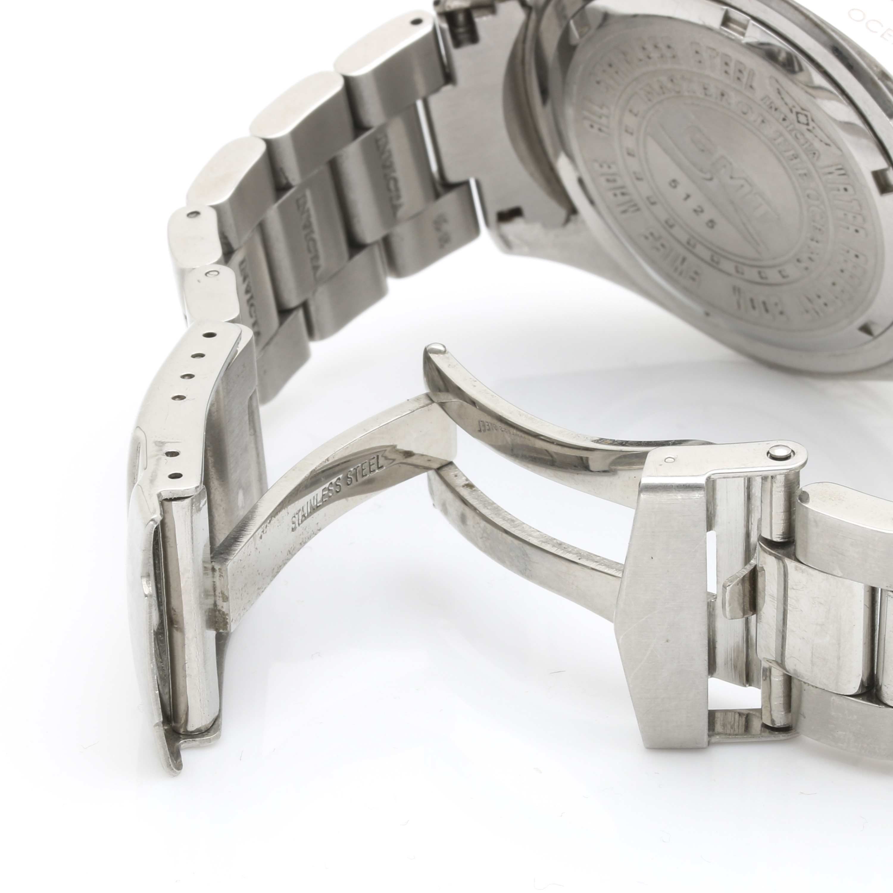 Invicta GMT Stainless Steel Watch