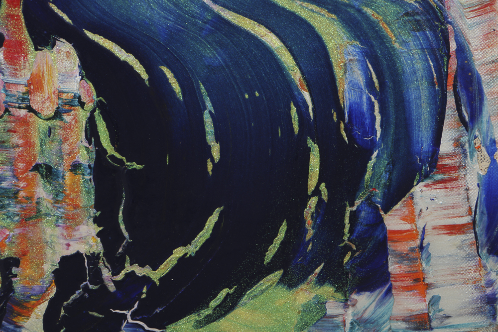 Roy Lerner Acrylic Painting on Canvas "Full-Size-Soul"