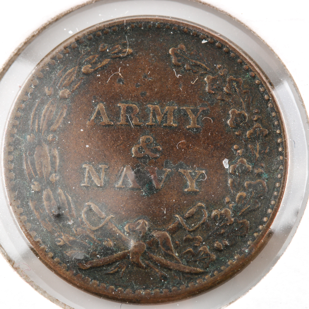 1863 Civil War "Army & Navy" Token