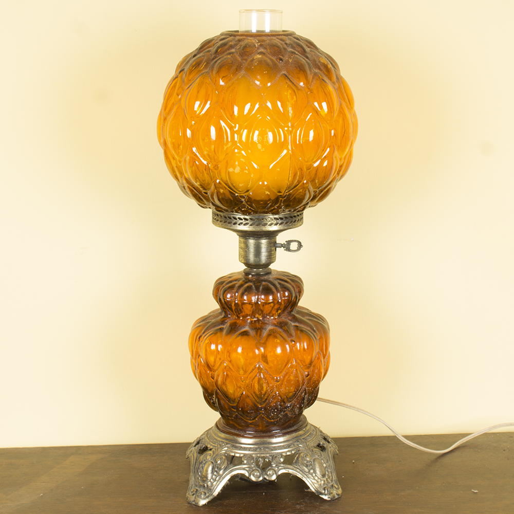 Glass Parlor Style Lamp