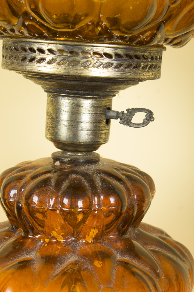 Glass Parlor Style Lamp