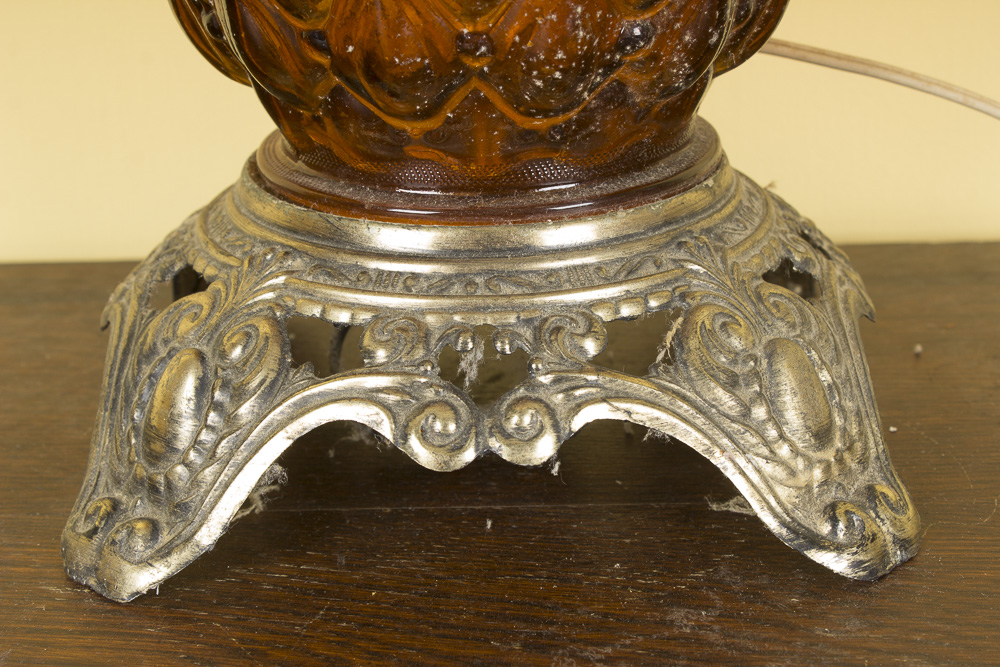 Glass Parlor Style Lamp