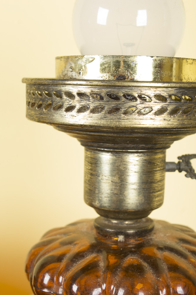 Glass Parlor Style Lamp